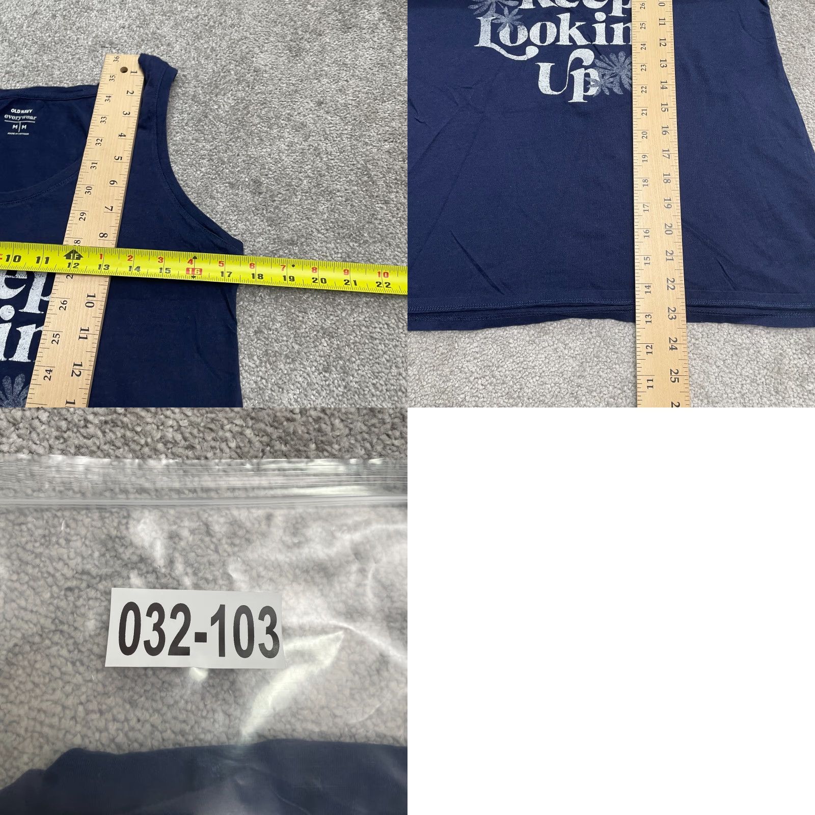 Old Navy Old Navy Tank Top Womens M Navy Blue 100% Cotton Casual Sleeveless Strappy Sleeve Basic Regular Fit Size M / US 6-8 / IT 42-44 - 8 Thumbnail