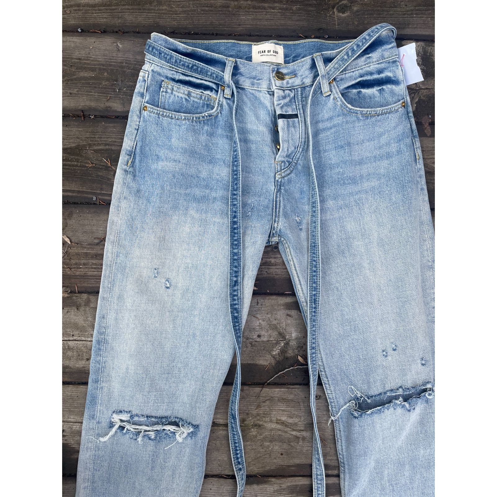 FEAR OF GOD 5th セルビッジデニム 32 ririジップ仕様 Fear of God Fear Of God Inspired Selvedge Indigo Zipper Denim With