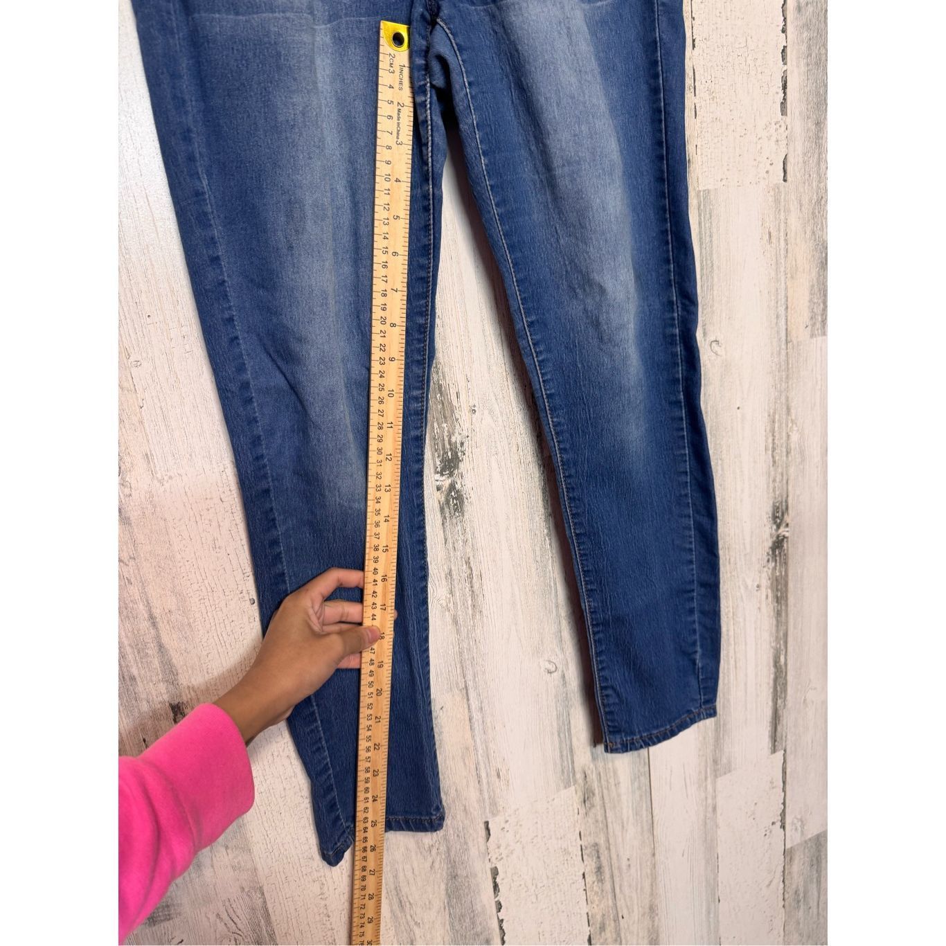 Other Women’s Blue Skinny Jeans – Stretch Denim, Mid-Rise, Size ~M Size 32" / US 10 / IT 46 - 6 Thumbnail