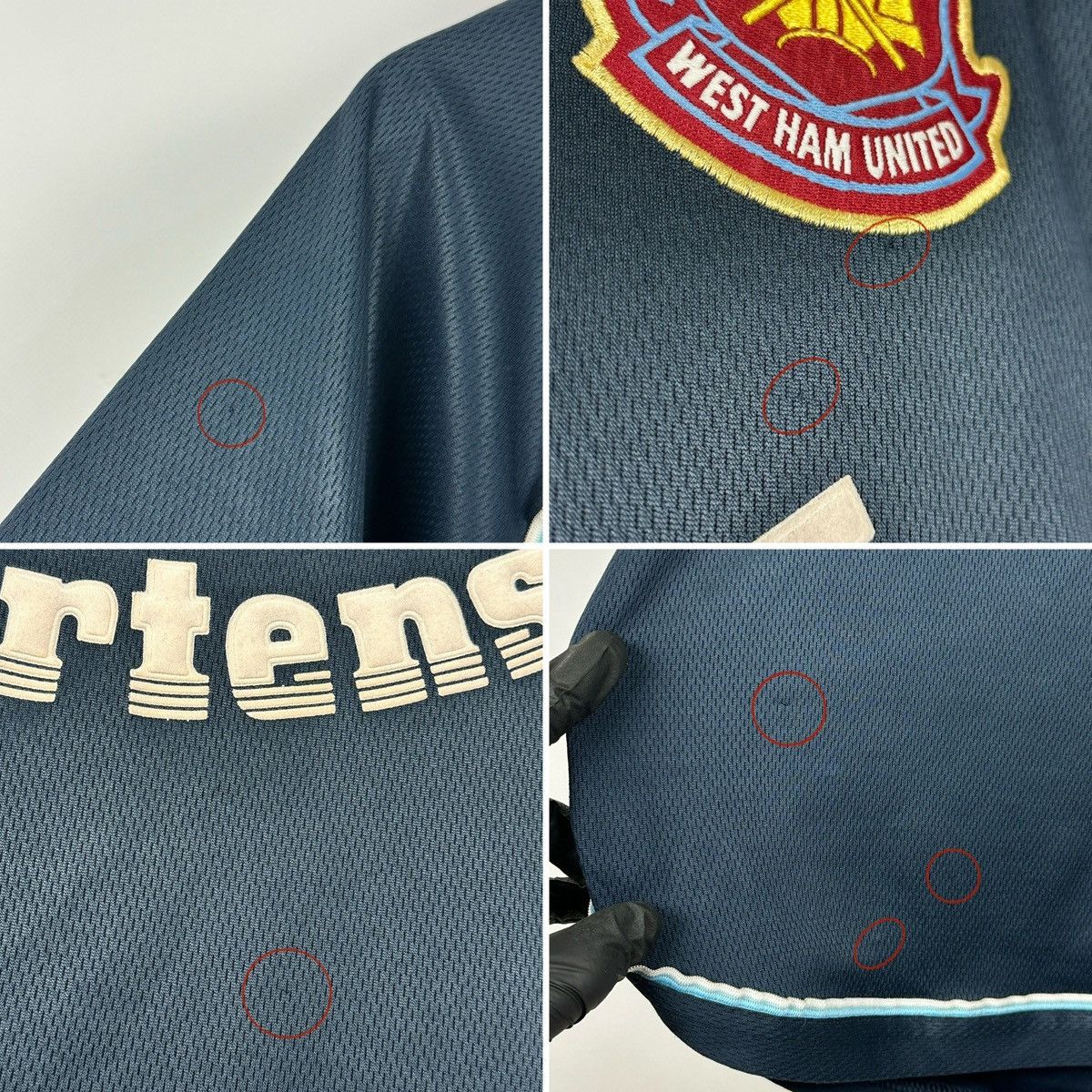 Fila Vintage 1999/00 Fila West Ham United Retro Third Kit Jersey Size US M / EU 48-50 / 2 - 21 Thumbnail