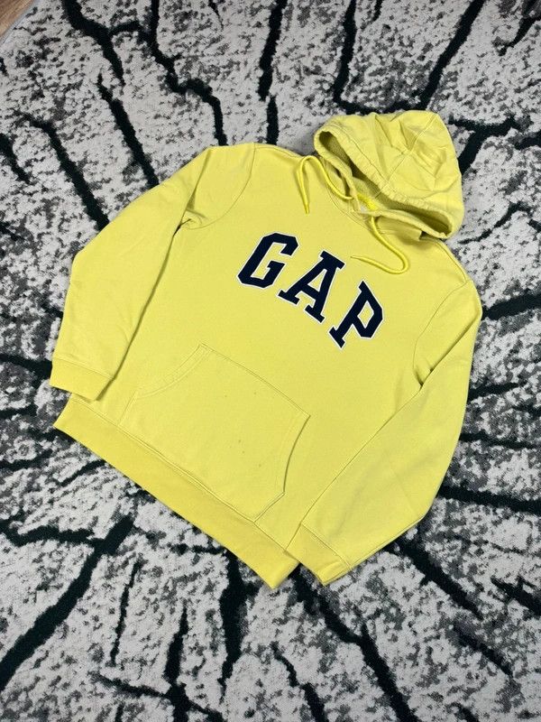 Gap Gap Hoodie Yellow Logo M Size US M / EU 48-50 / 2 - 2 Thumbnail