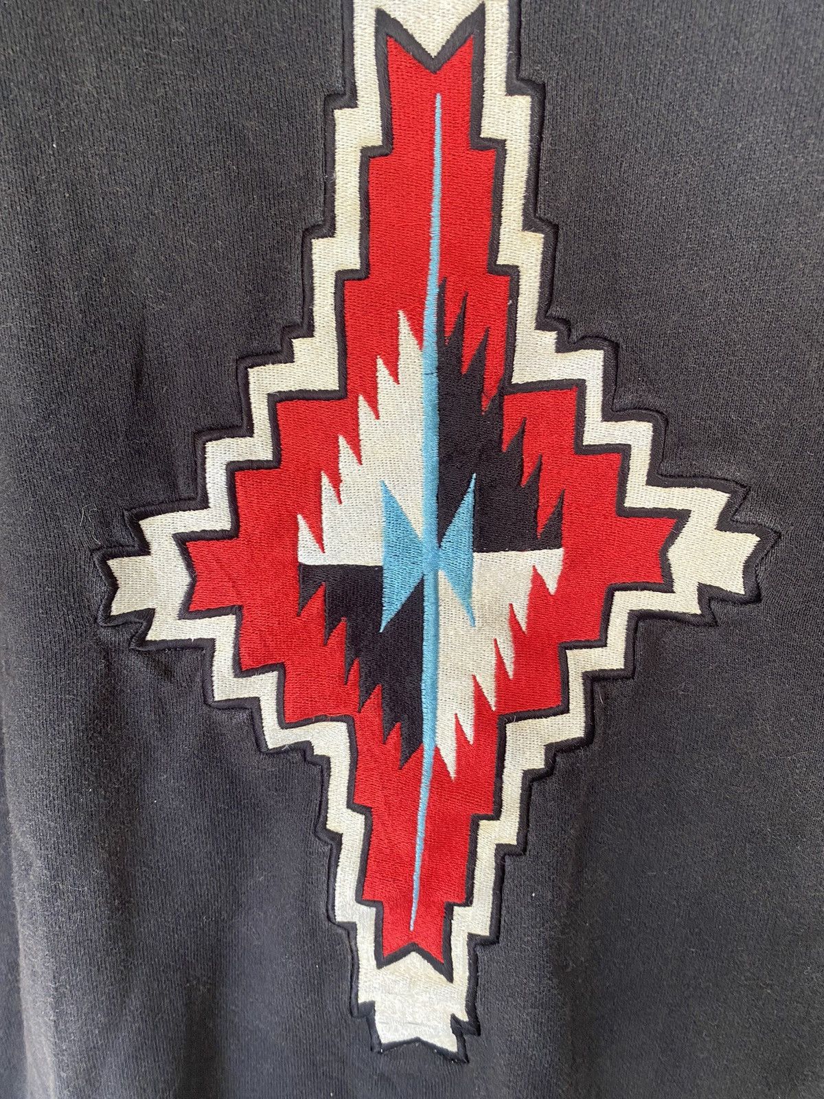 Japanese Brand 1990s Gemstone embroidered Ortega Japanese Native Size US S / EU 44-46 / 1 - 11 Thumbnail