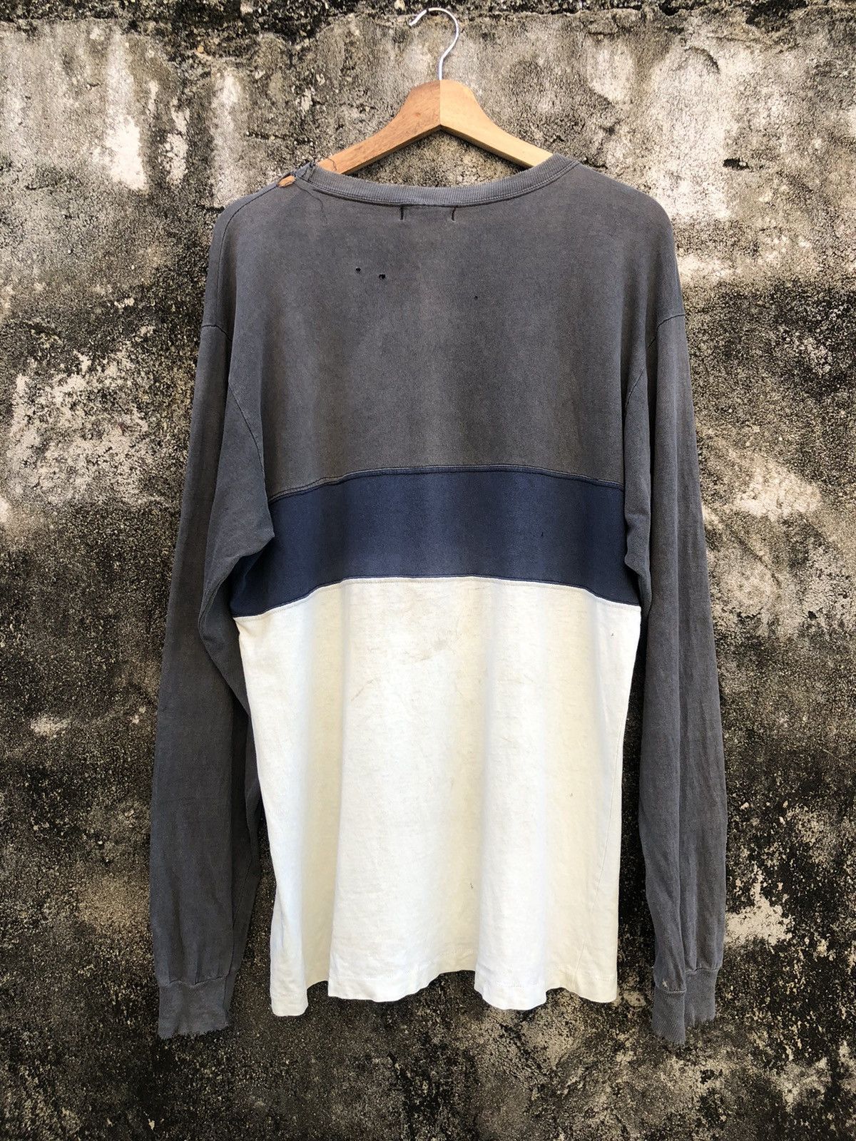 Stussy × Vintage Rare🔥 Vintage 80s Stussy LongSleeve Tshirt Distressed Size US L / EU 52-54 / 3 - 2 Thumbnail