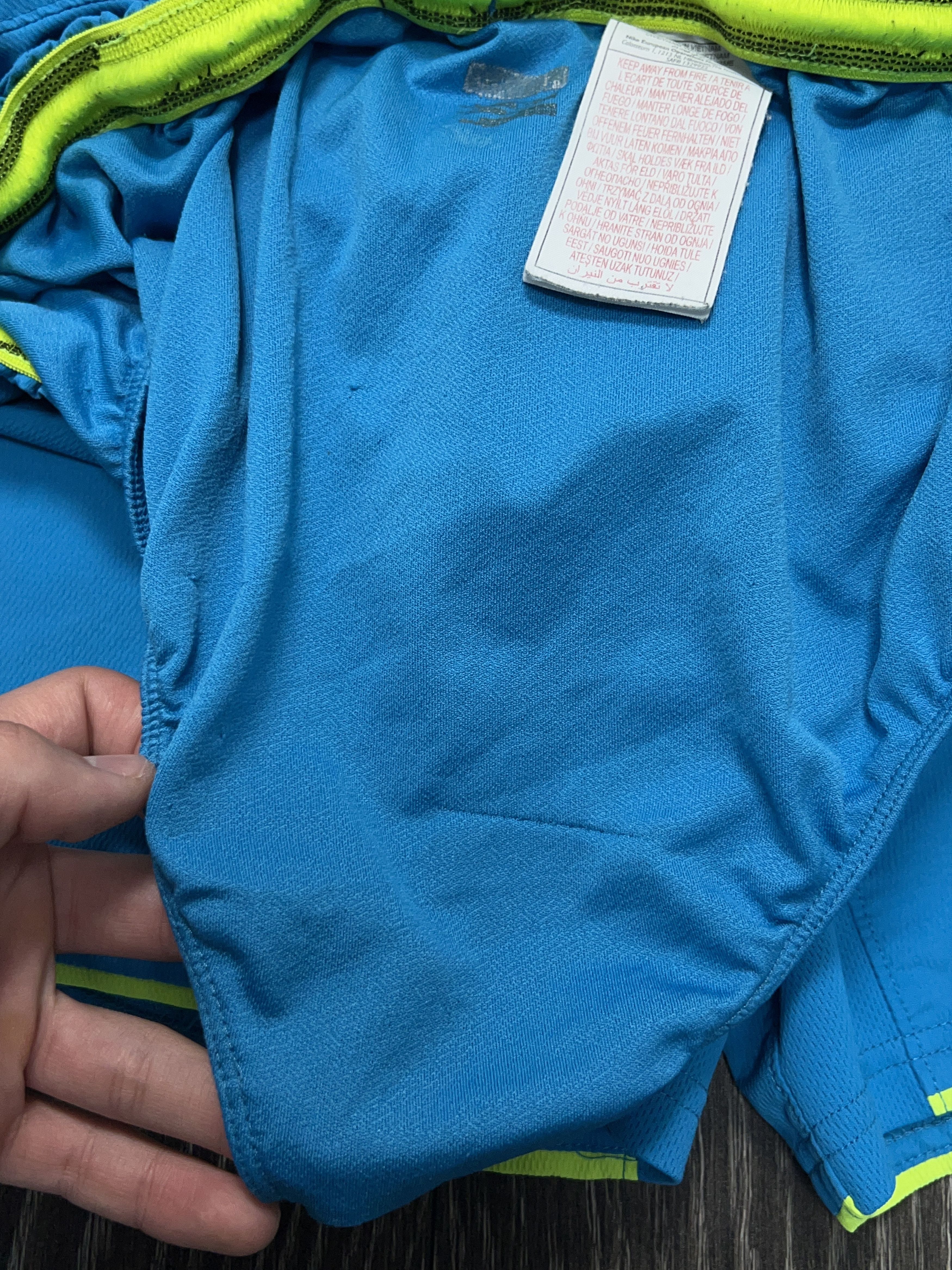 Nike Barcelona FC 2007 2008 Away Football Soccer Shorts Size L Size US 36 / EU 52 - 8 Thumbnail