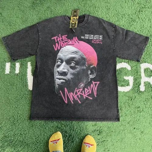 High Sport × Individualized Shirts × Japanese Brand Streetwear Dennis Rodman Graphic Tee T-Shirt Size US L / EU 52-54 / 3 - 1 Thumbnail