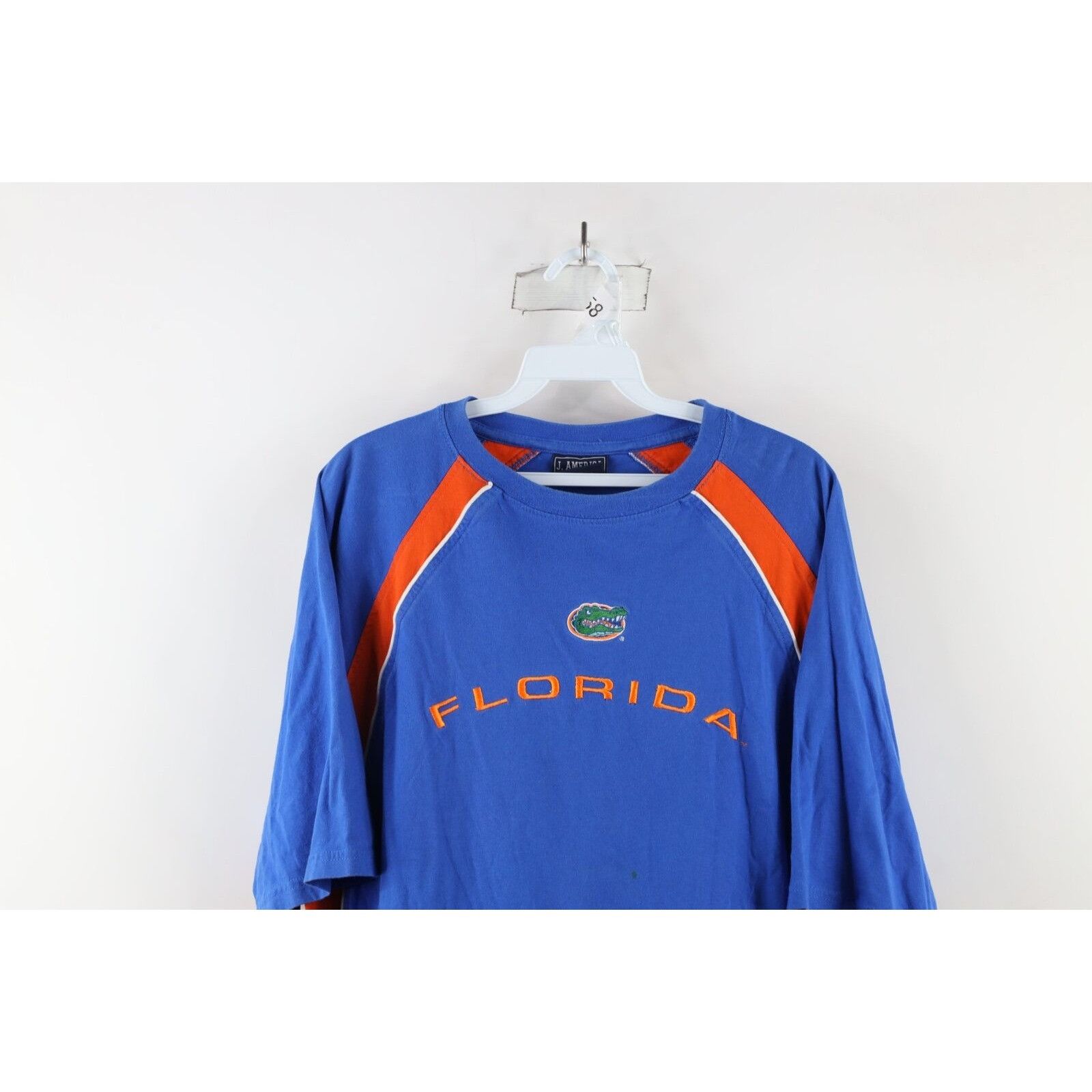 Vintage Vintage 90s Faded Spell Out University of Florida T-Shirt Size US XL / EU 56 / 4 - 2 Thumbnail