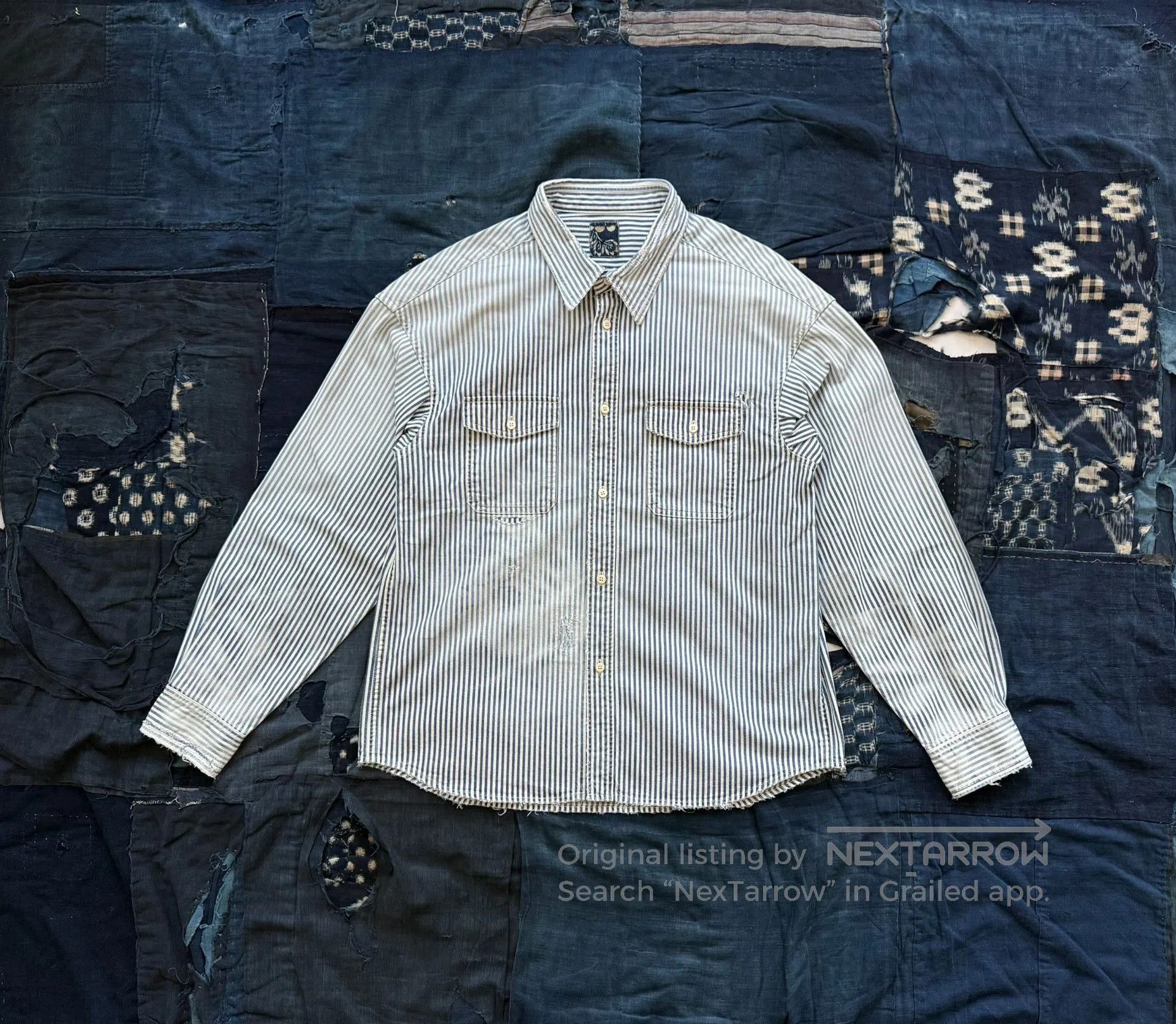 Visvim visvim long sleeve hickory shirt. Size US M / EU 48-50 / 2 - 2 Thumbnail