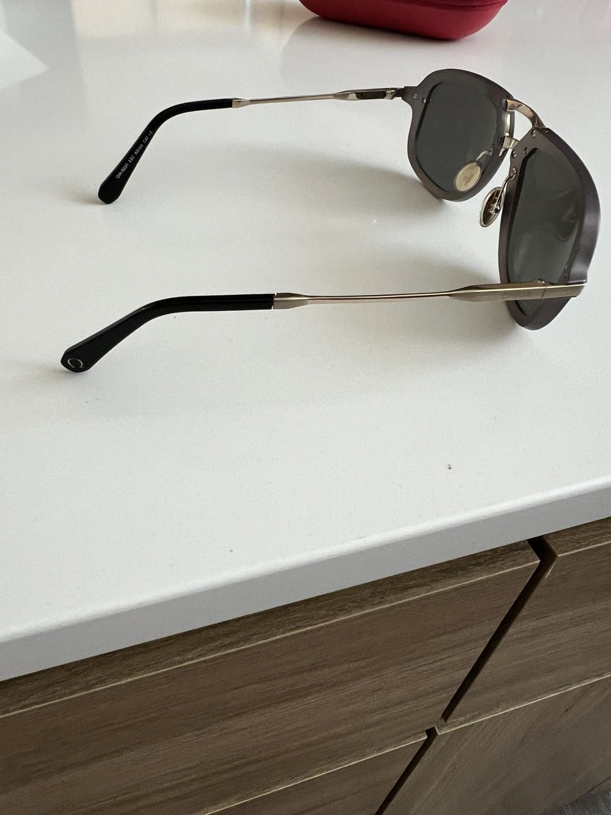 Omega Omega Pilot Sunglasses with Case Size ONE SIZE - 4 Thumbnail