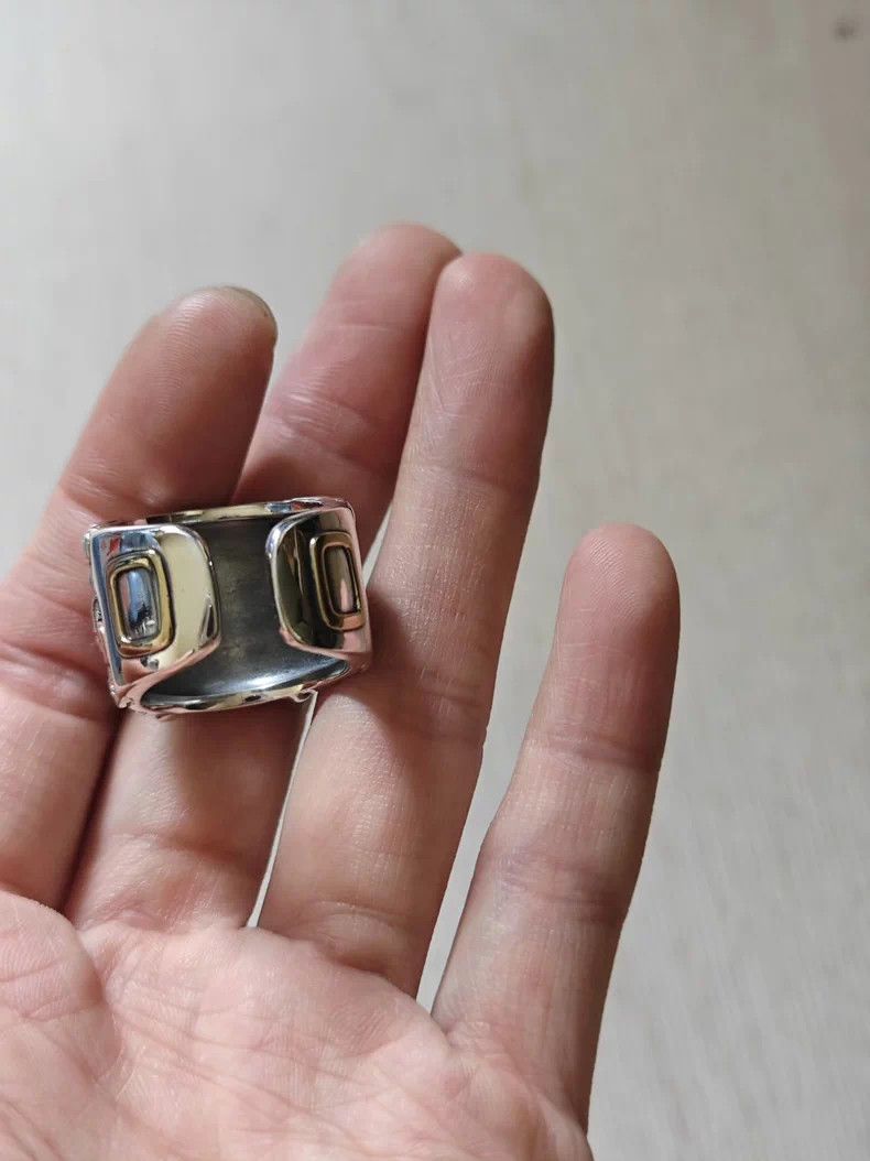 VIBE Chrome Dragon Silver Ring Vintage Rings🔥🔥🔥 Size ONE SIZE - 3 Thumbnail