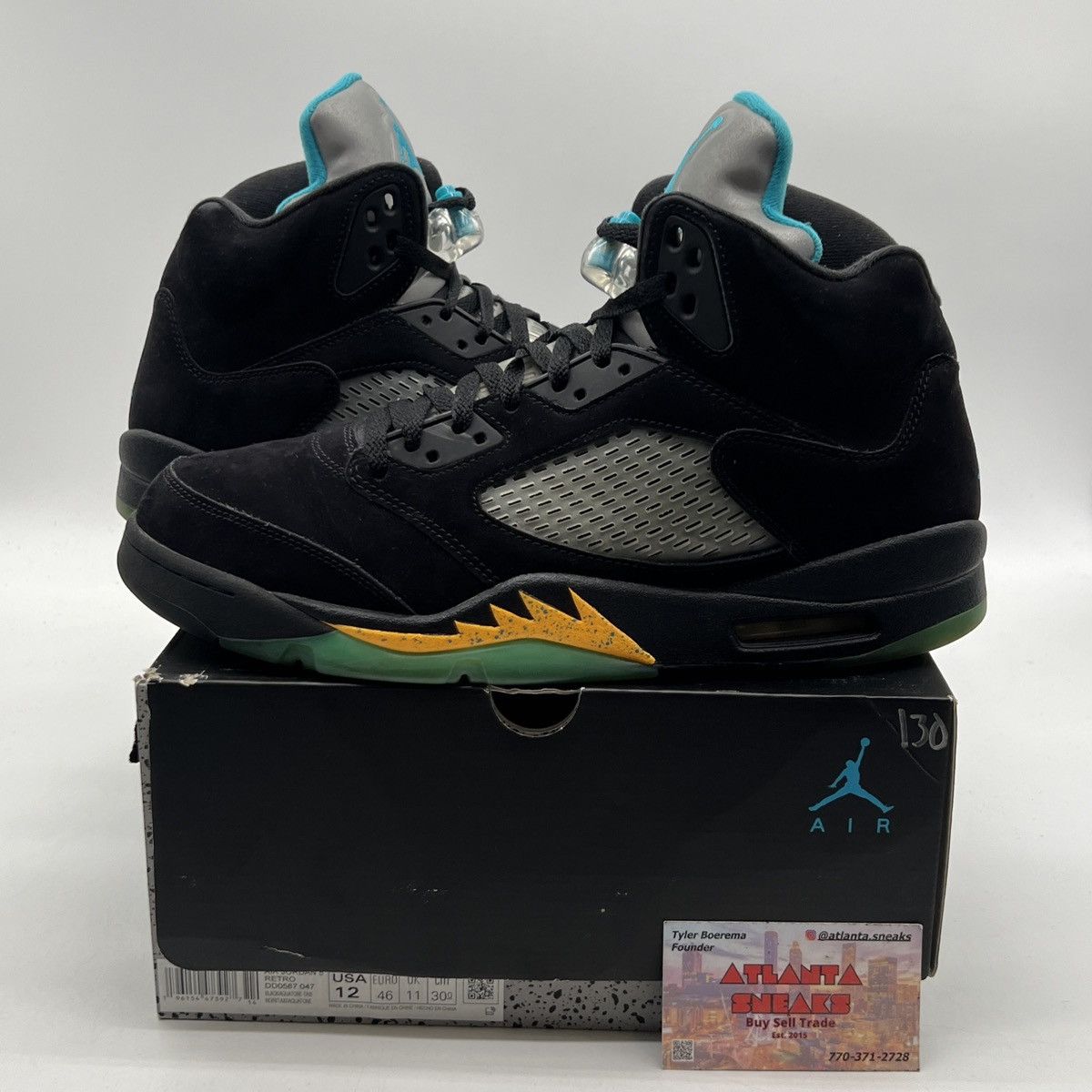 Jordan Brand Air Jordan 5 Aqua Size US 12 / EU 45 - 1 Thumbnail