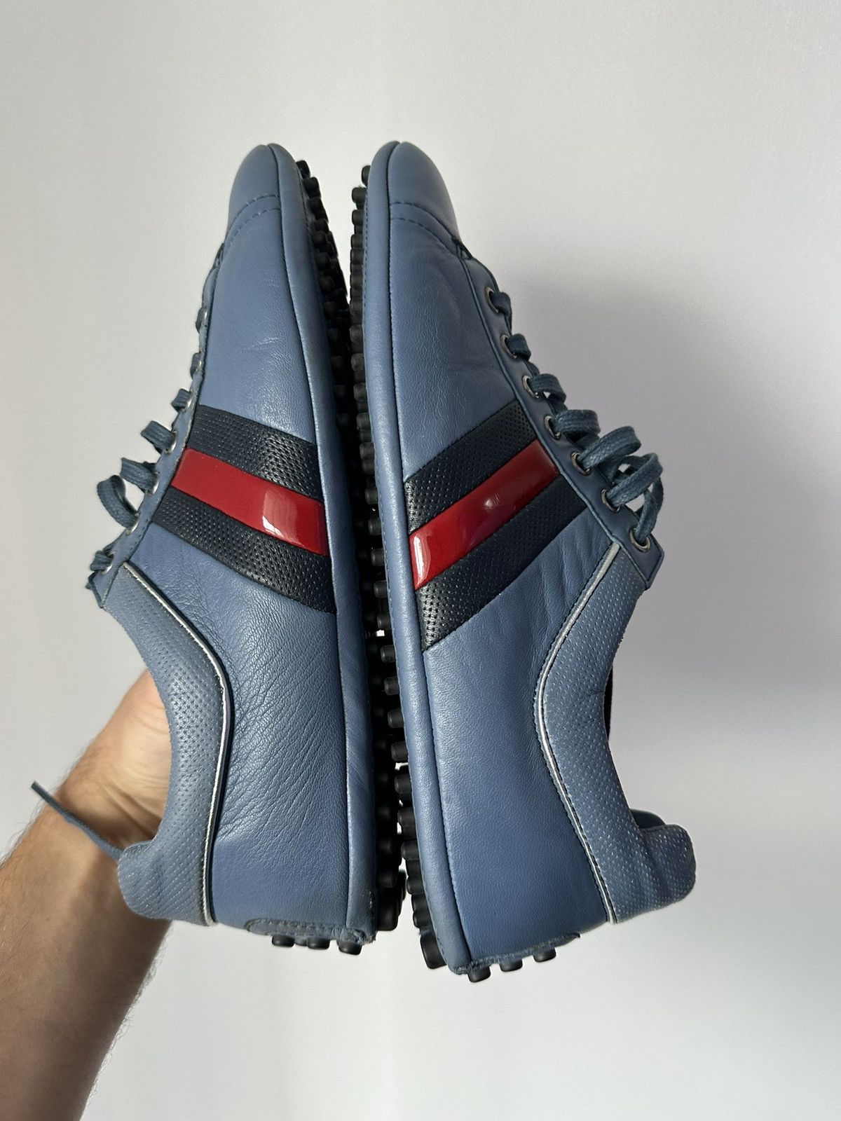 Gucci GUCCI Driver lace up leather sneakers Europe Exclusive Size US 11 / EU 44 - 10 Thumbnail