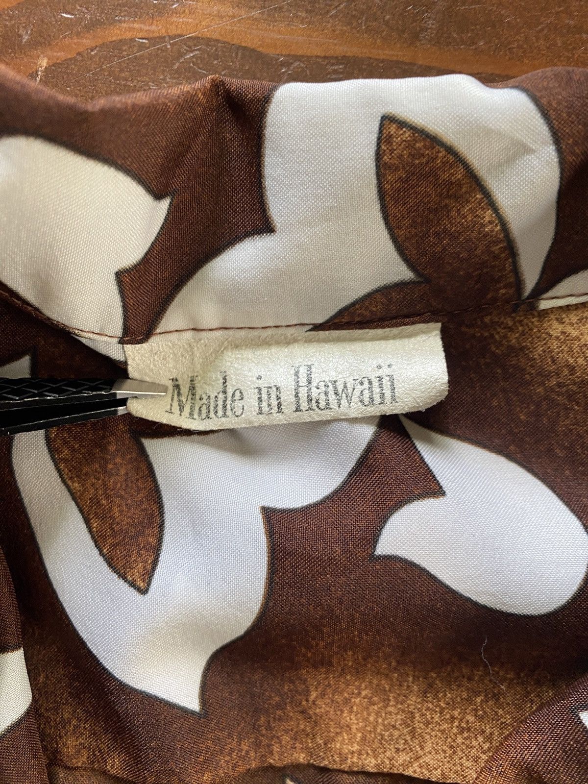 Vintage Vintage 60’s/70’s Brown Hawaiian Shirt Button Up Size US M / EU 48-50 / 2 - 7 Thumbnail