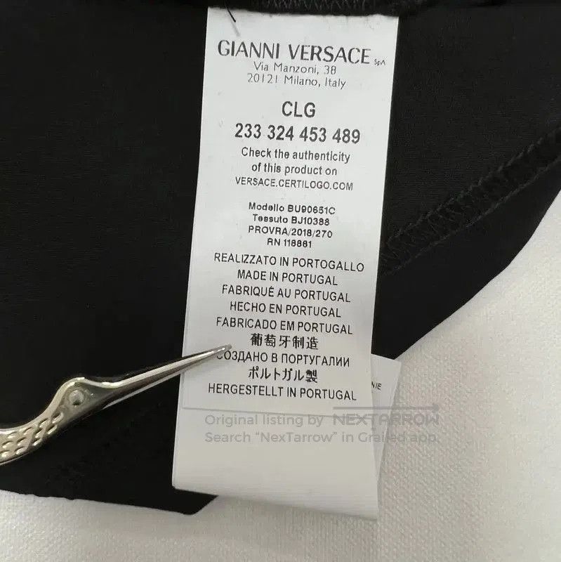 Versace Versace Black Cotton Short Sleeve T-Shirt . Size US S / EU 44-46 / 1 - 5 Thumbnail