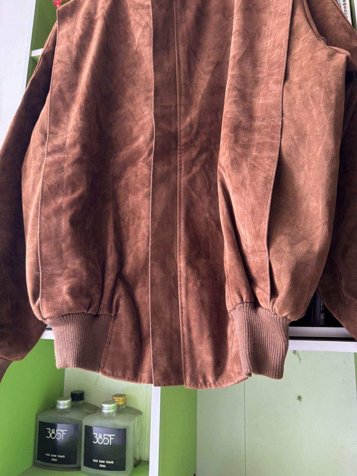If Six Was Nine Vintage 70/80s Confezioni di lusso suede jacket Size US L / EU 52-54 / 3 - 9 Thumbnail