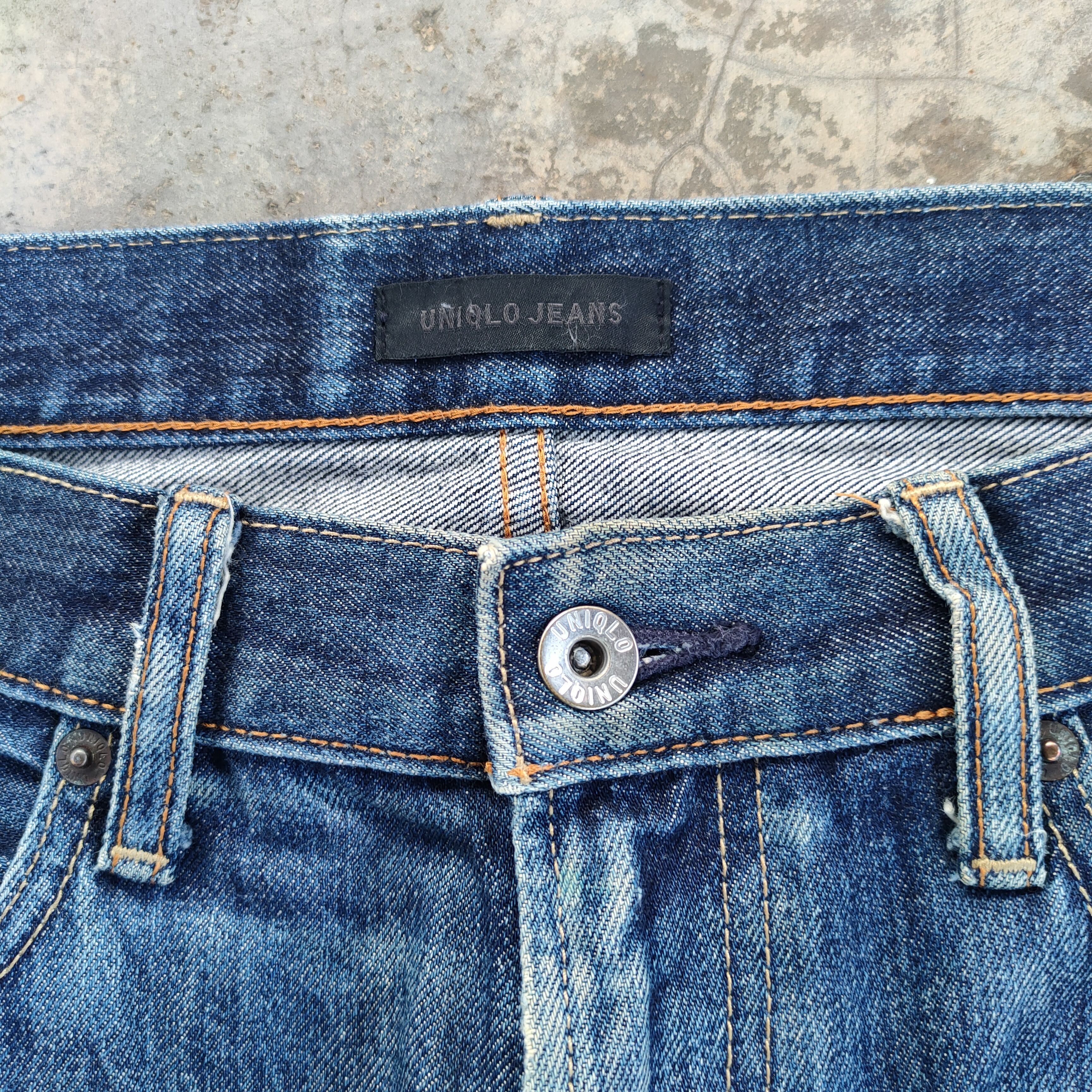 Japanese Brand × Jean × Vintage W33 VINTAGE JAPANESE FADED JEANS DENIM PANTS Size US 33 - 6 Thumbnail