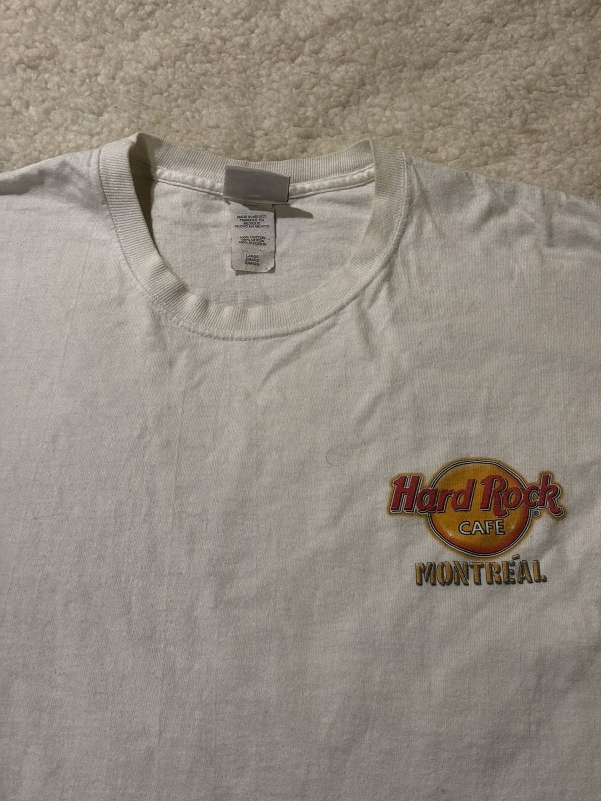 Hard Rock Cafe Men’s white hard rock T-shirt1930 Size US L / EU 52-54 / 3 - 3 Thumbnail