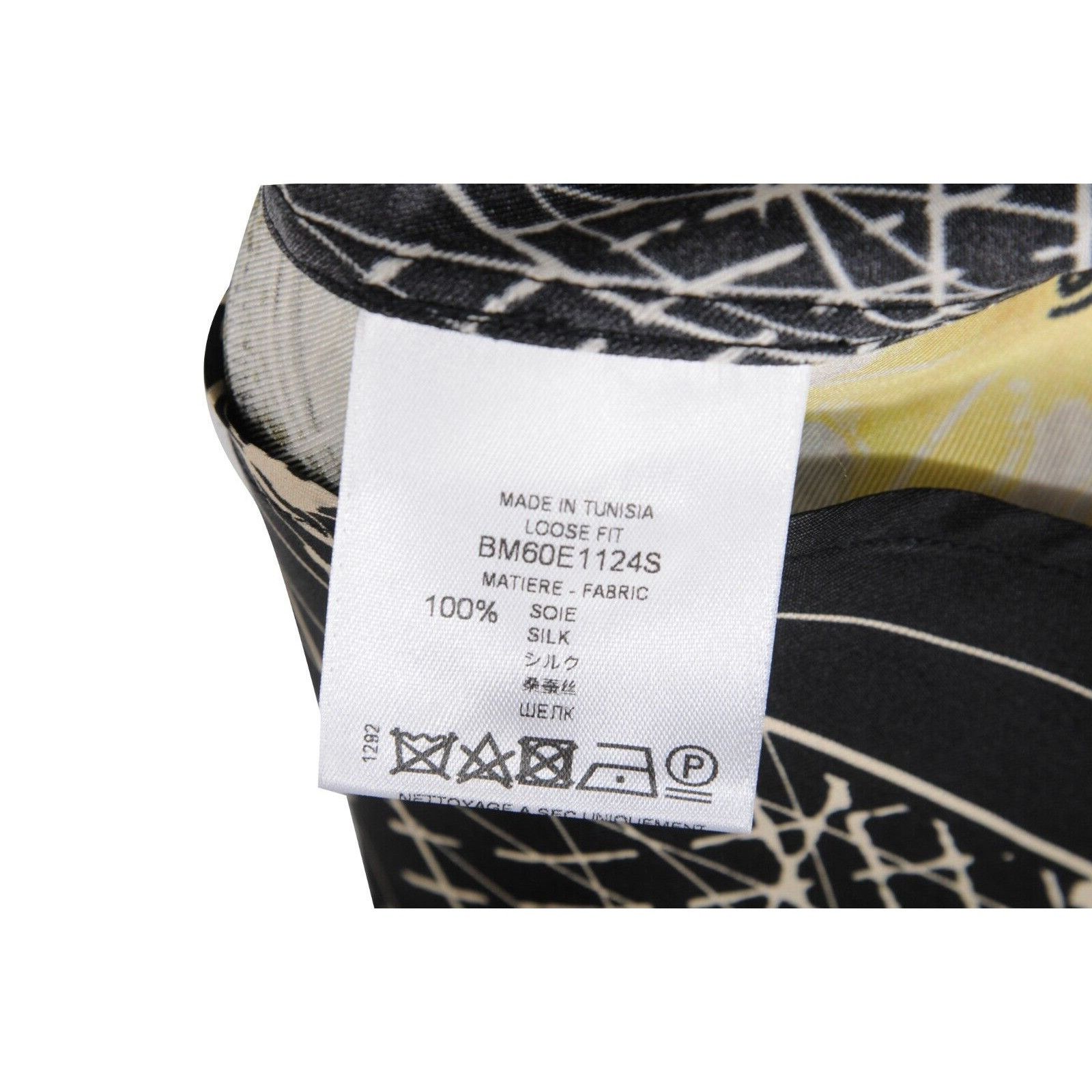 Givenchy Givenchy Mens Icarus Sun Button Down Shirt 41 / 16 Black Yel Size US M / EU 48-50 / 2 - 12 Thumbnail