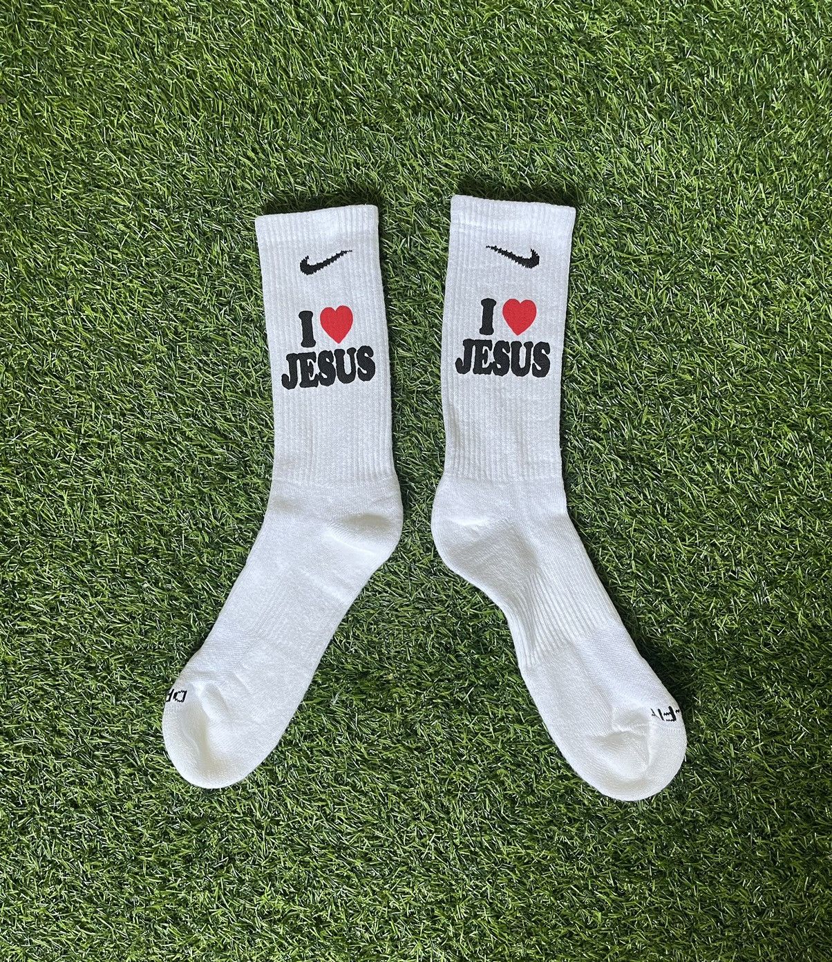 Other NIKE CUSTOM I LOVE JESUS SOCKS Size ONE SIZE - 1 Thumbnail