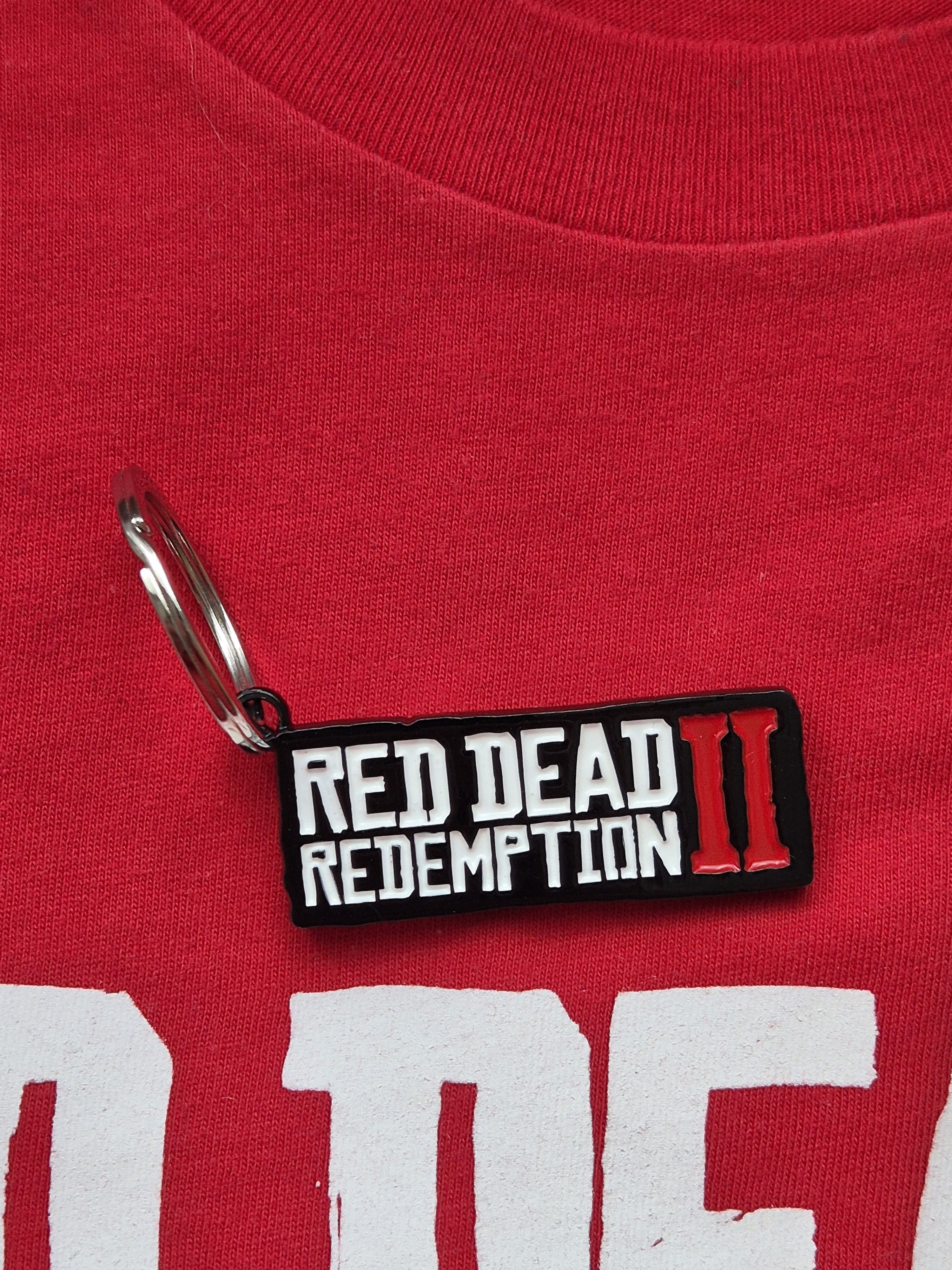 Rockstar Games Red Dead Redemption 2 merch Rockstar Games keychain Logo Size 26 - 2 Thumbnail