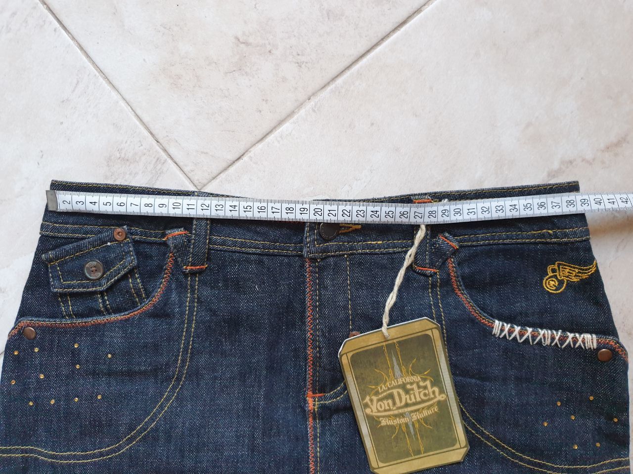 Von Dutch Von Dutch denim mini skirt sz 30 Size 27" / US 4 / IT 40 - 8 Thumbnail