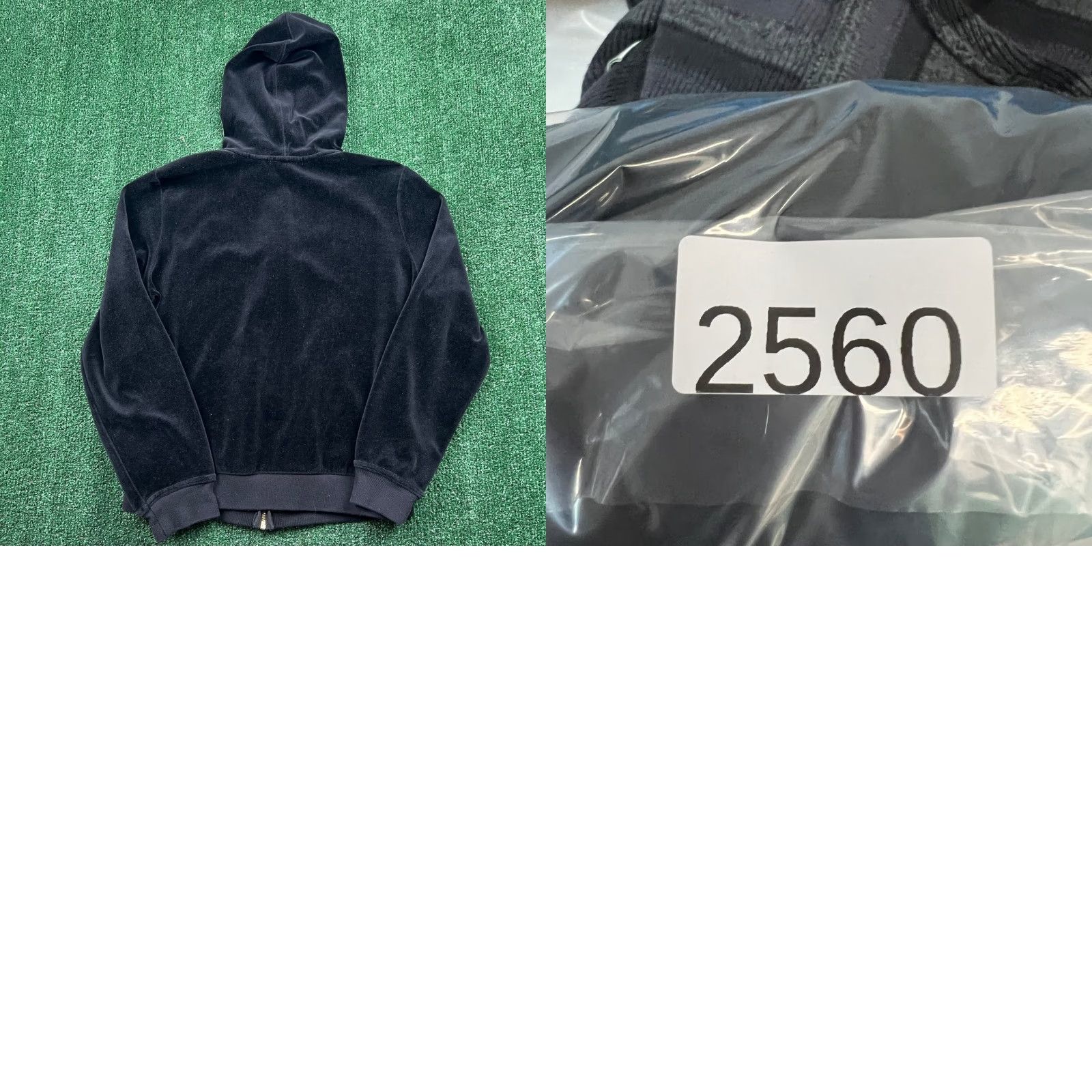 Ralph Lauren VINTAGE Lauren Ralph Lauren Velour Full Zip Hoodie Women's Large Black Y2K Size L / US 10 / IT 46 - 8 Thumbnail