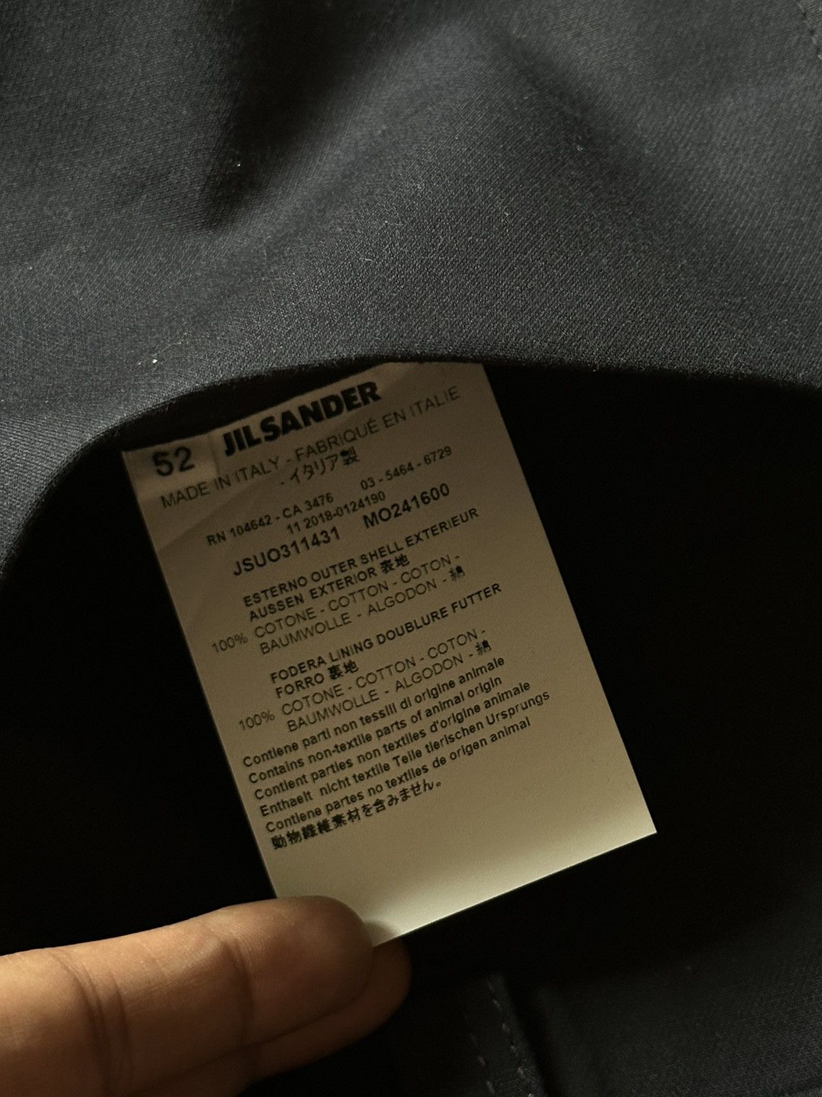 Jil Sander SS2018 Jil Sander Heavy cotton Pant Size US 36 / EU 52 - 10 Thumbnail