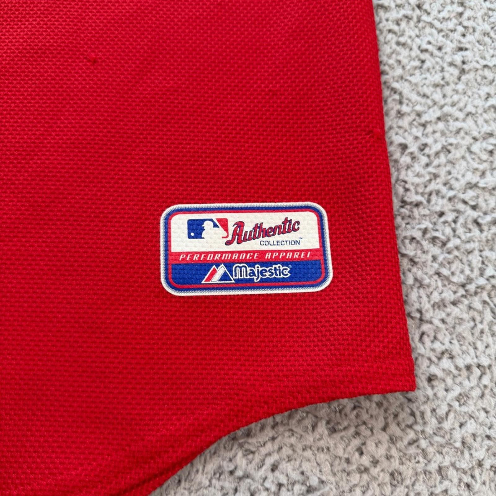 Majestic Vintage Boston Red Sox Majestic MLB Red Baseball Jersey Size US XL / EU 56 / 4 - 7 Thumbnail