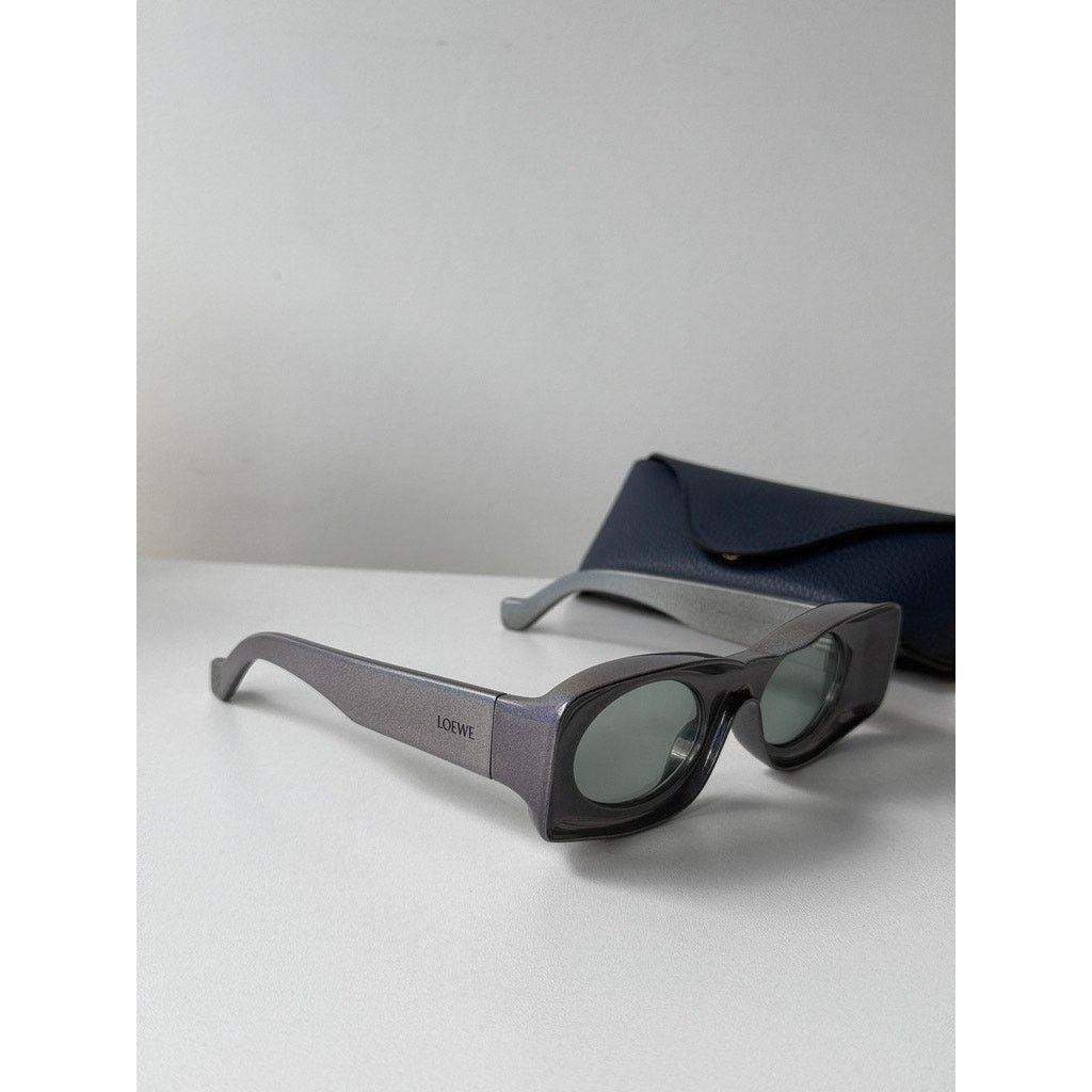 Loewe NEW Loewe LW40033I Paula's Ibiza Sunglasses in Metallic Grey Size ONE SIZE - 5 Thumbnail
