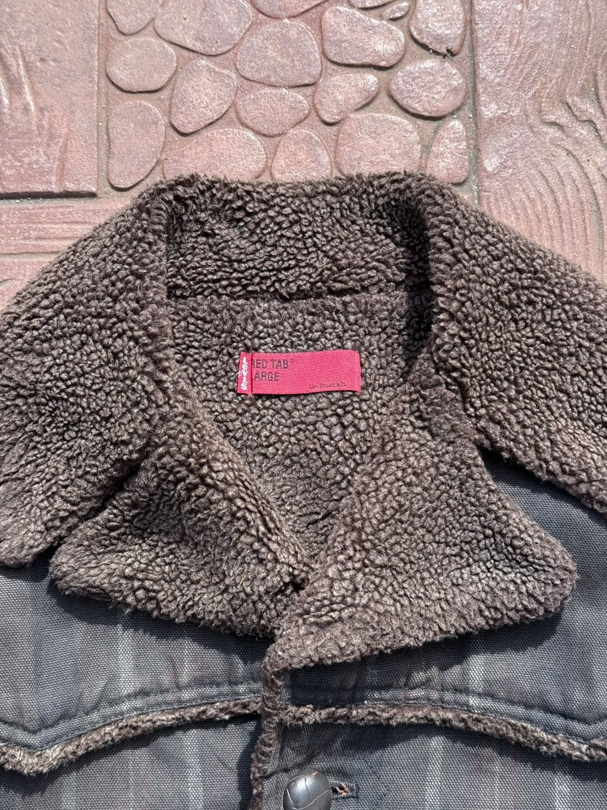 Levi's Vintage Levi’ Strauss Duck Canvas + Deep Pile Fleece Jacket Size US L / EU 52-54 / 3 - 3 Thumbnail