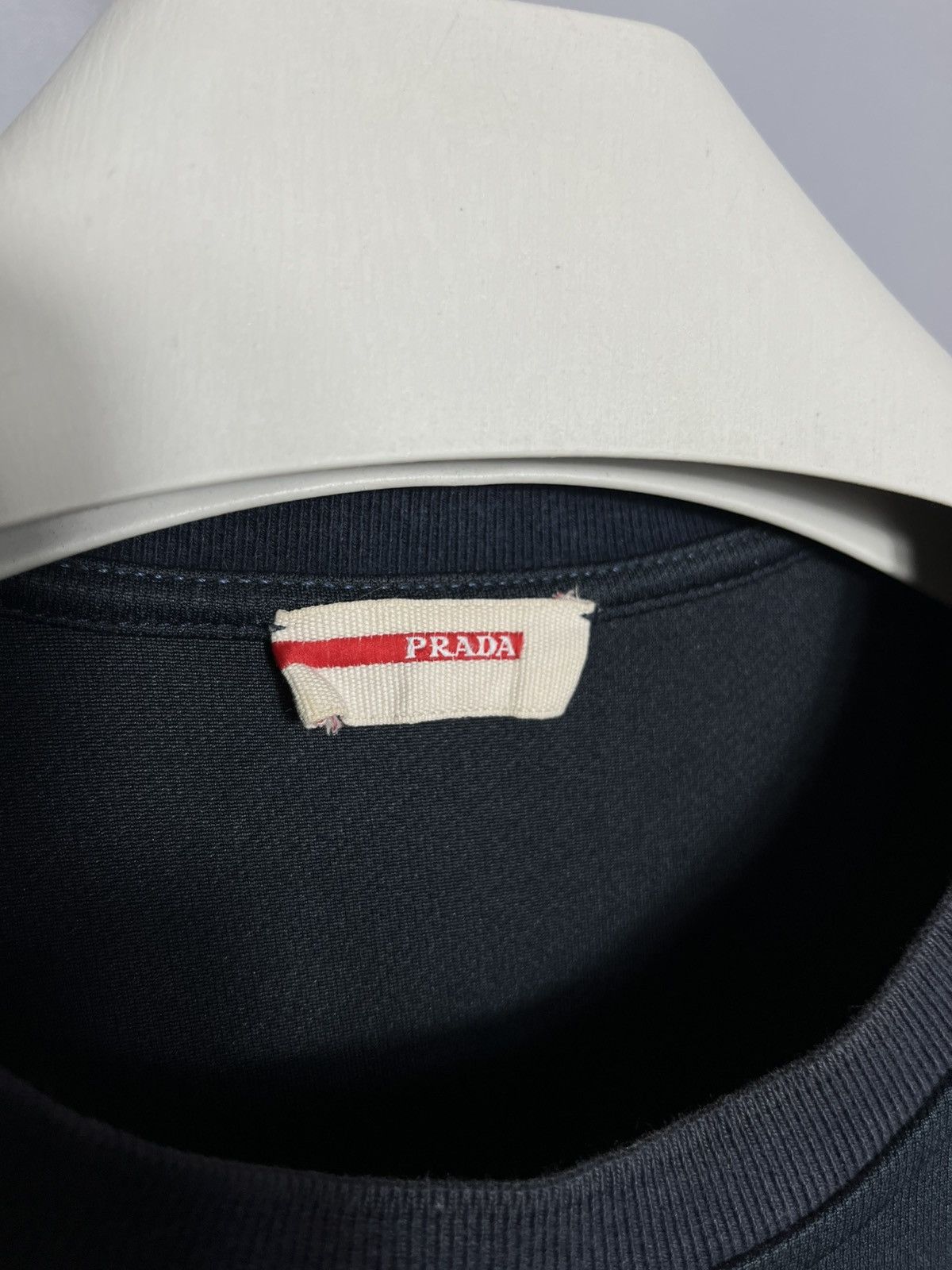 Prada Prada mens t-shirt polyester navy 2010 Size US S / EU 44-46 / 1 - 4 Thumbnail