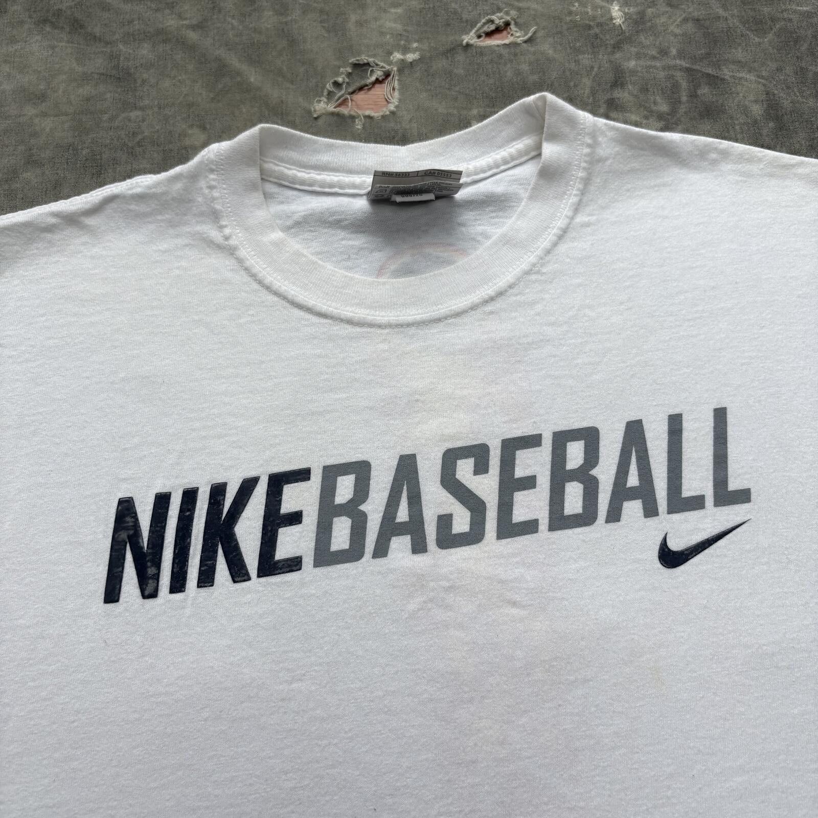 Nike Vintage Y2K Nike Baseball Fire Flames Sport Sleeveless Shirt Size US M / EU 48-50 / 2 - 5 Thumbnail