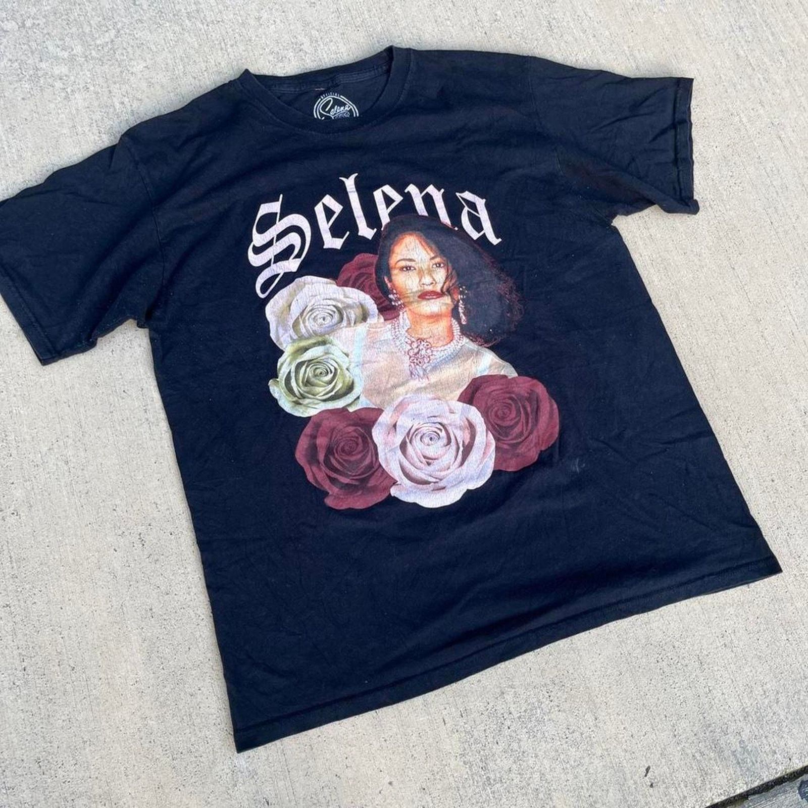 Other Retro Photography Selena Mexican Artist Remembrance Large T Size L / US 10 / IT 46 - 2 Thumbnail