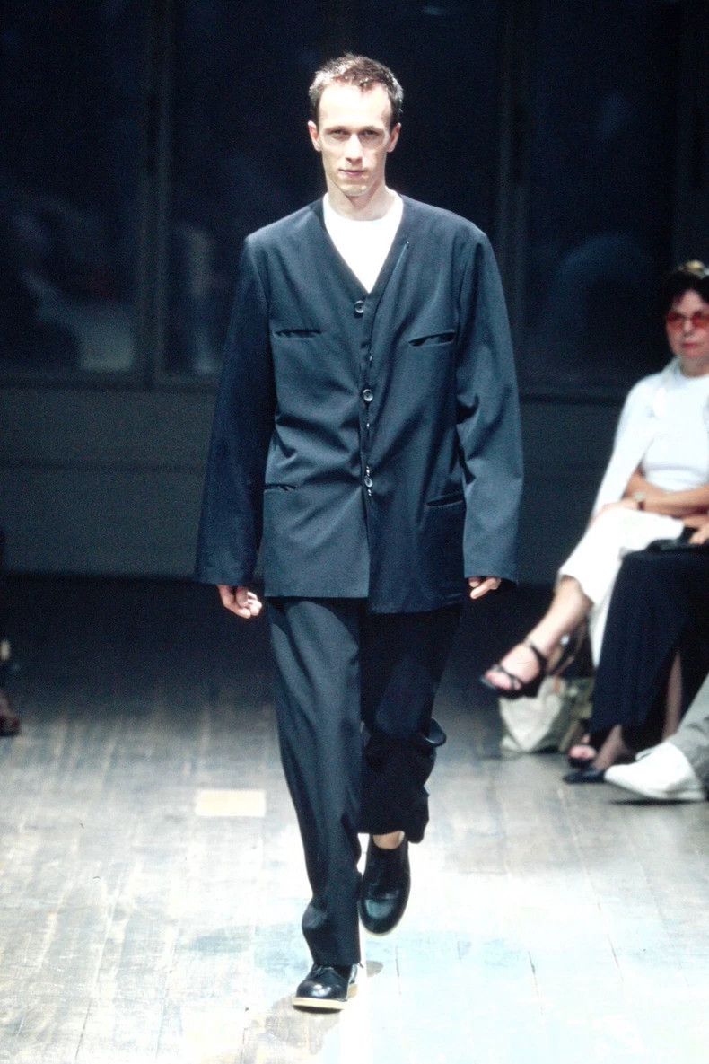 Yohji Yamamoto Yohji Yamamoto size 2 01ss water drop zipper suit 2501-Next Size 38R - 3 Thumbnail