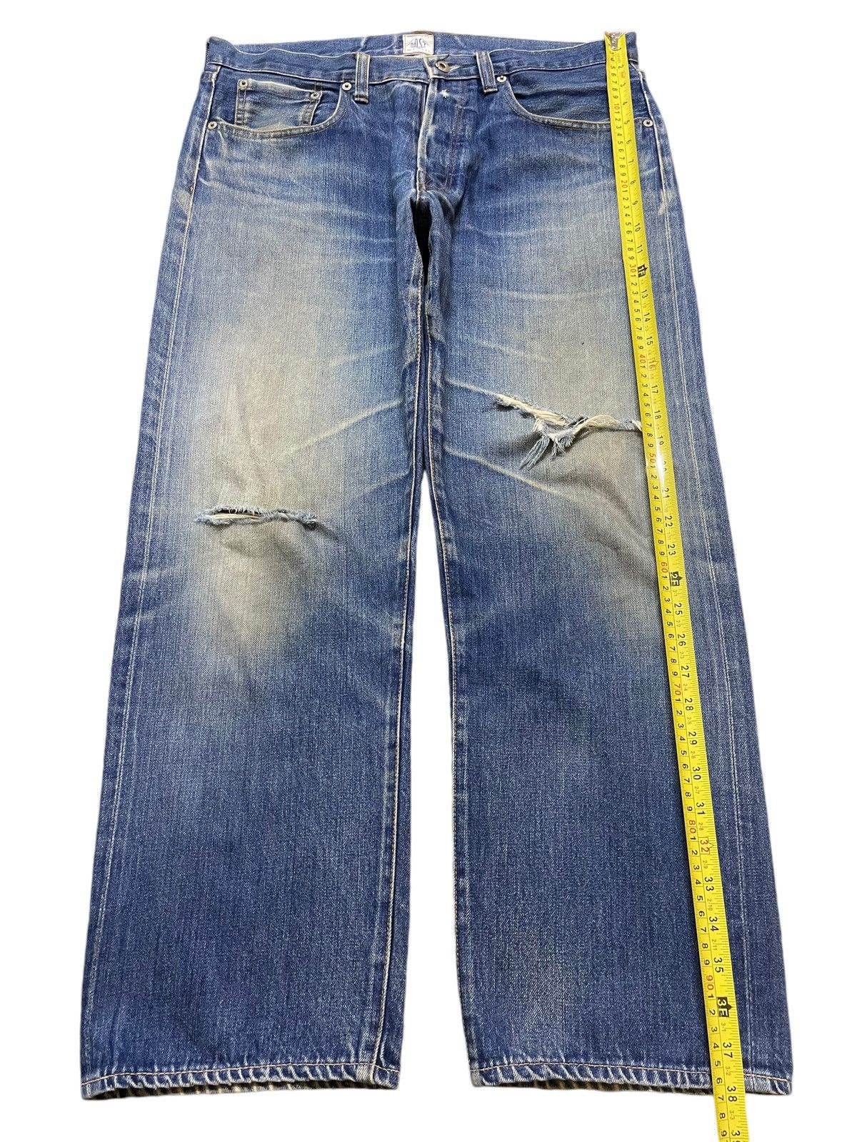 Post Overalls Vintage 80s Made In Usa Post O’Alls Selvedge Mud Wash Loose Size US 34 / EU 50 - 15 Thumbnail