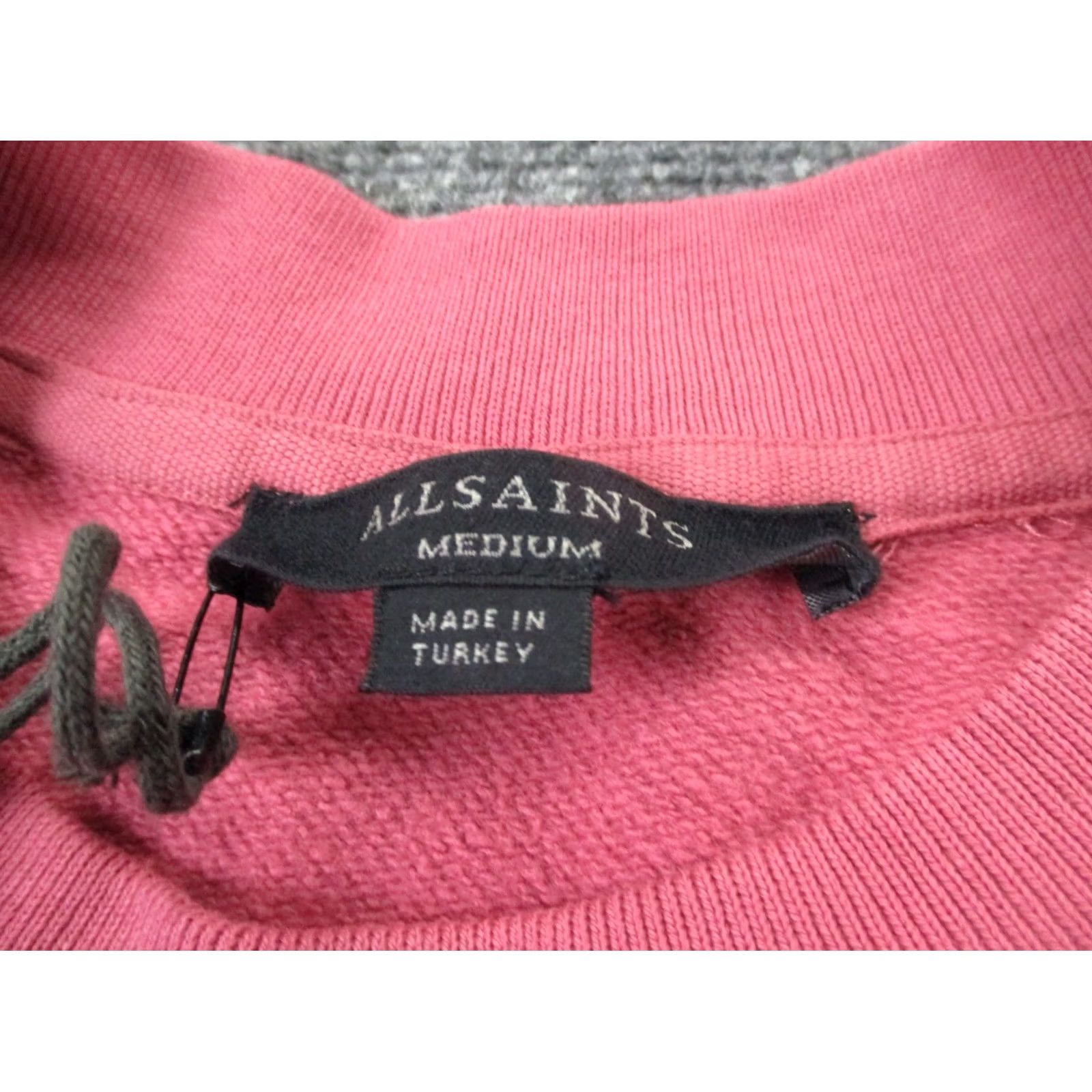 Allsaints AllSaints Pink Lightweight Pullover Sweatshirt Womens M Logo Casual NEW Size M / US 6-8 / IT 42-44 - 6 Thumbnail