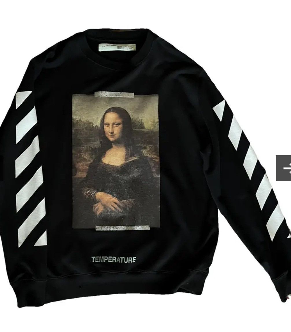 Mona lisa sweatshirt off white hotsell