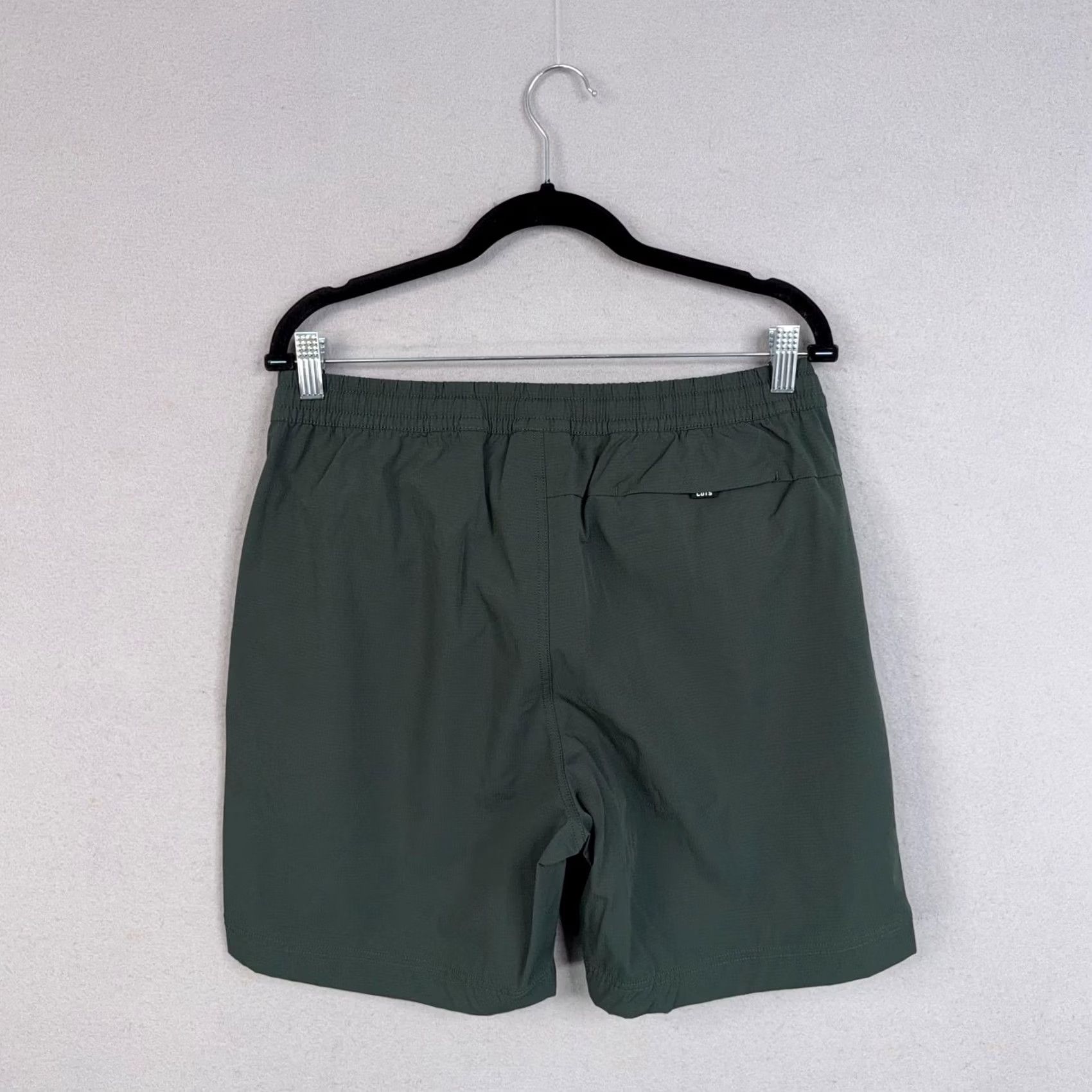 Cuts Cuts Shorts Mens Large Green Ripstop Athletic Quick Dry Drawstring Pockets Run Size US 33 - 7 Thumbnail