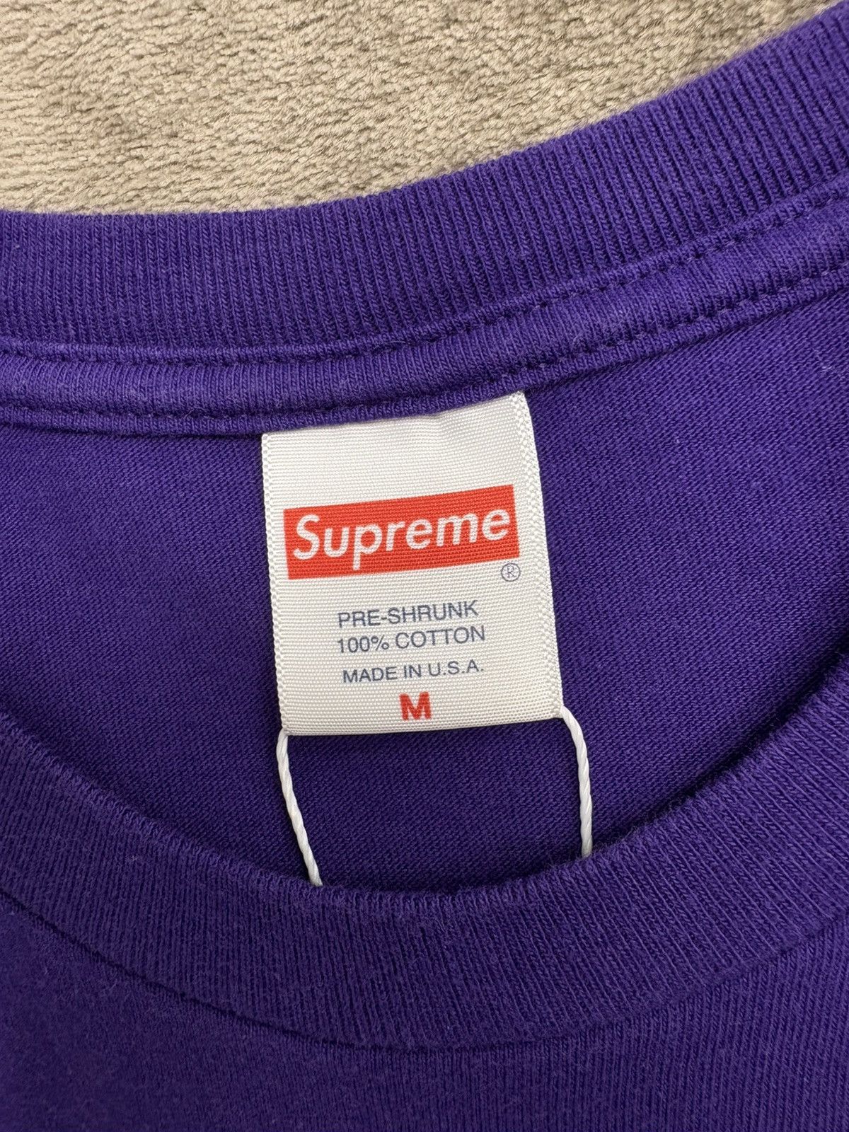 IRAK × Supreme Supreme x IRAK Arc Tee purple Size M Size US M / EU 48-50 / 2 - 4 Thumbnail