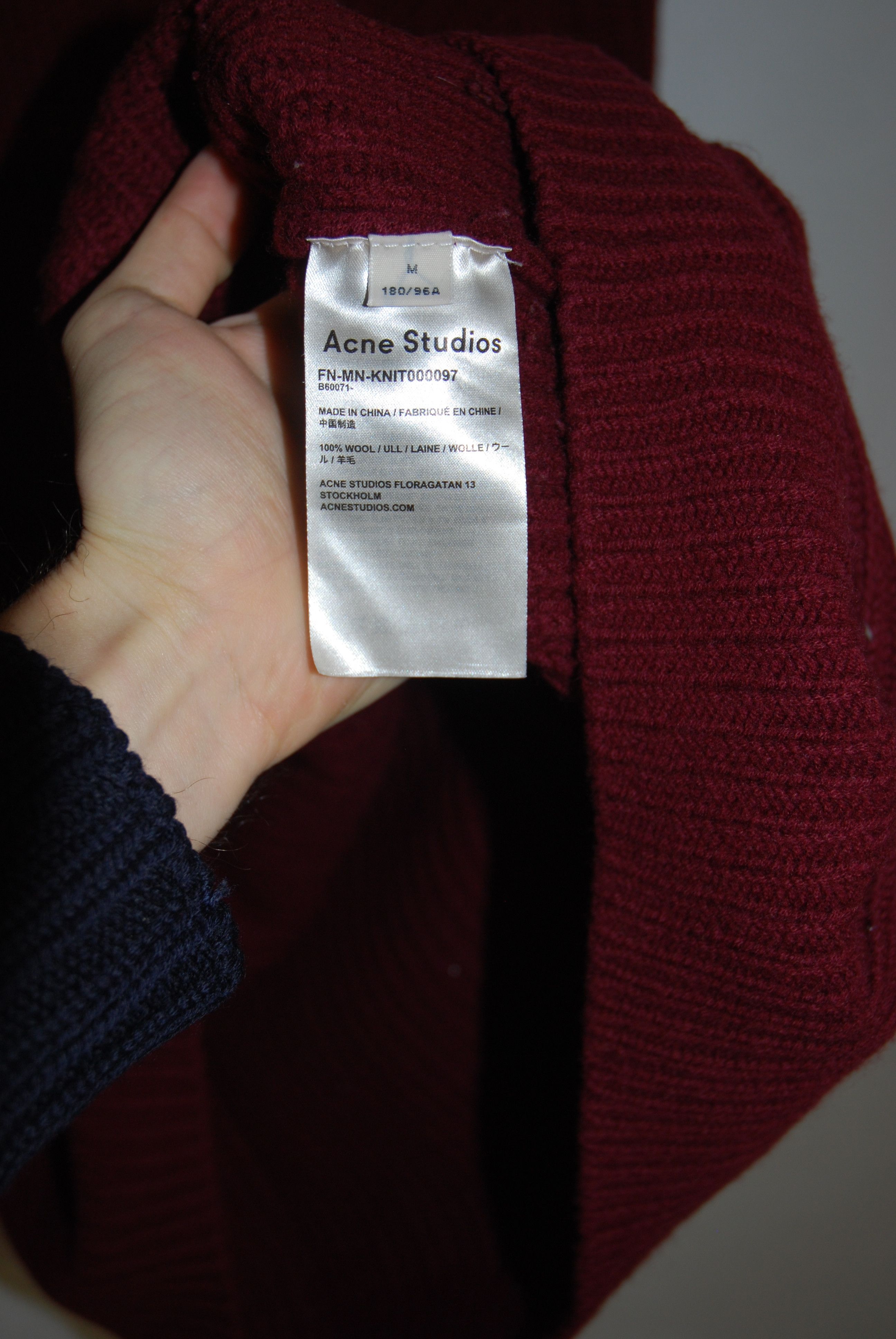 Acne Studios Acne Studios Turtleneck Knitwear Cable KnitFN-MN-KNIT000097 Size US M / EU 48-50 / 2 - 4 Thumbnail