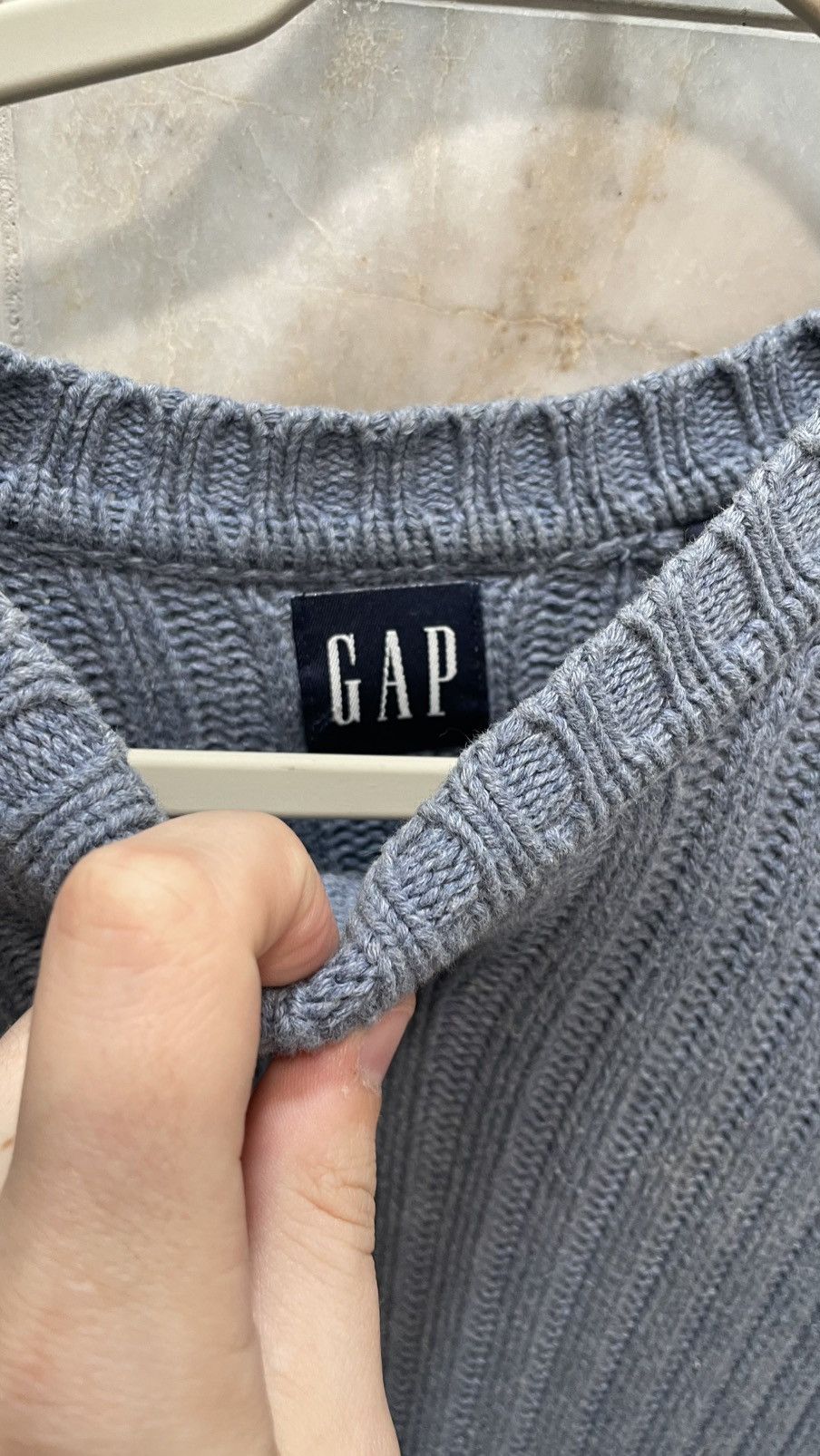 Gap Gap blue knitted sweatshirt Size US L / EU 52-54 / 3 - 2 Thumbnail