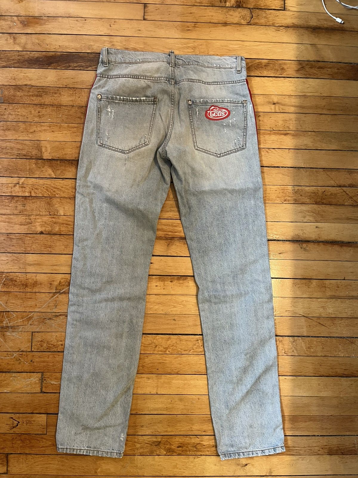 GCDS S/s 2018 applique jeans Size US 32 / EU 48 - 4 Thumbnail