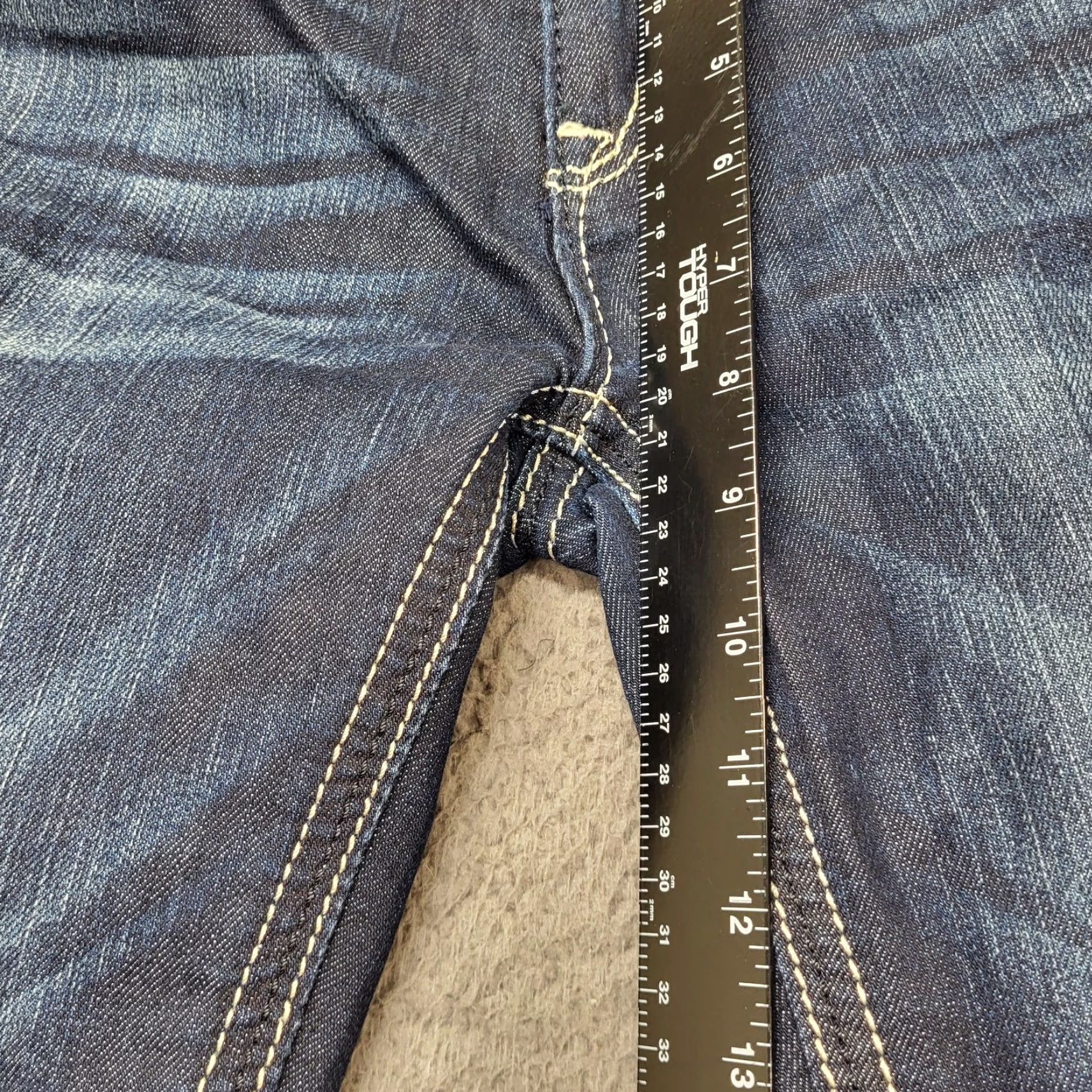 Vintage VINTAGE Rock Revival Sara Skinny Jeans Women's Size 30 Embroidered Flap Pockets 31x33.5 Blue Denim Slim 5-Pocket Womens Jeans Size 30" / US 8 / IT 44 - 7 Thumbnail