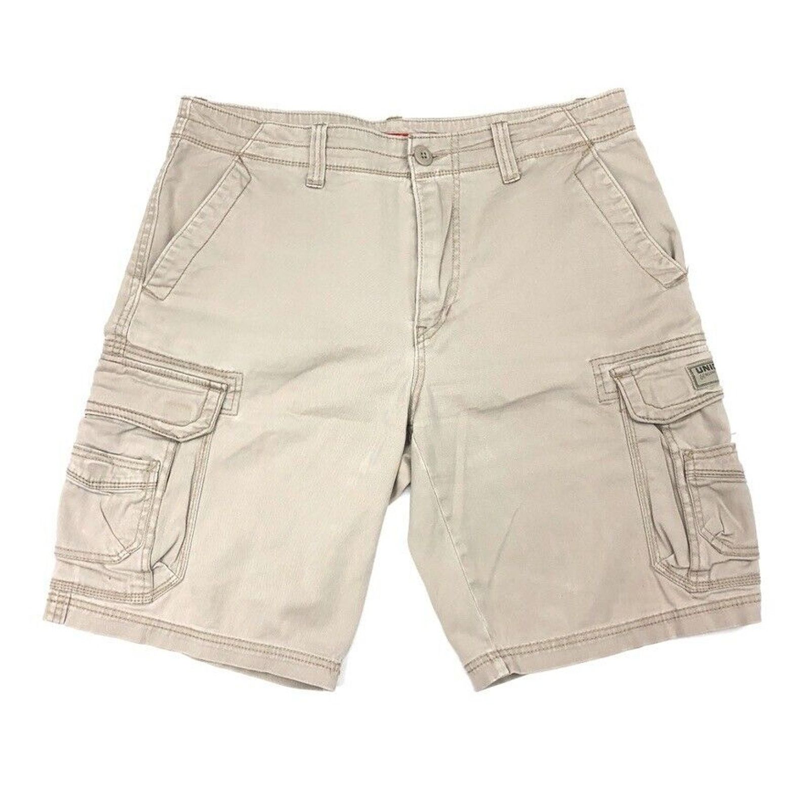 UNIONBAY × Vintage Union Bay Tan Light Brown Cargo Shorts size 34 Streetwear Size US 34 / EU 50 - 1 Thumbnail