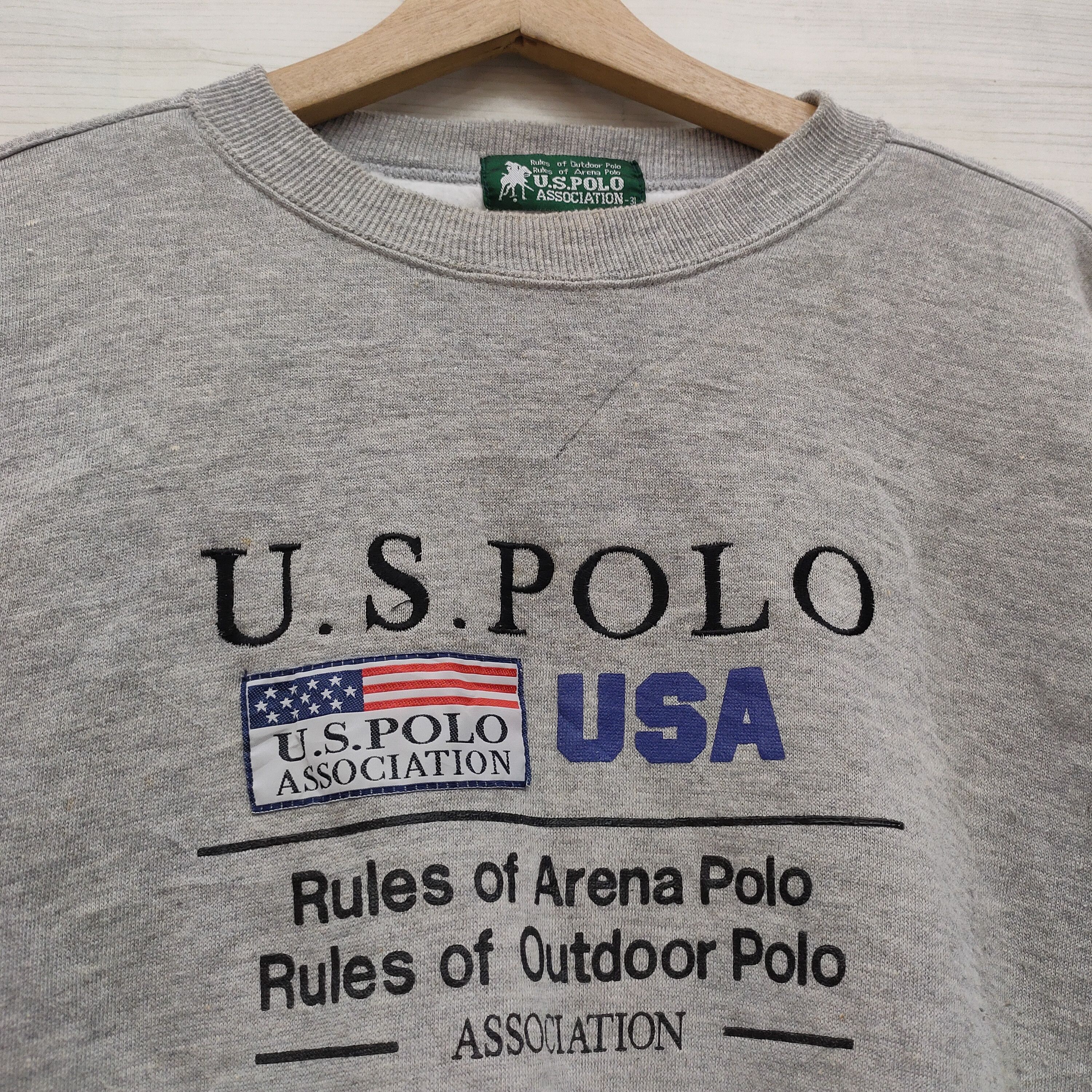 U.S. Polo Assn. Vintage 90s U.S. Polo Assn. USA Sweatshirt Stripes Size US L / EU 52-54 / 3 - 7 Thumbnail