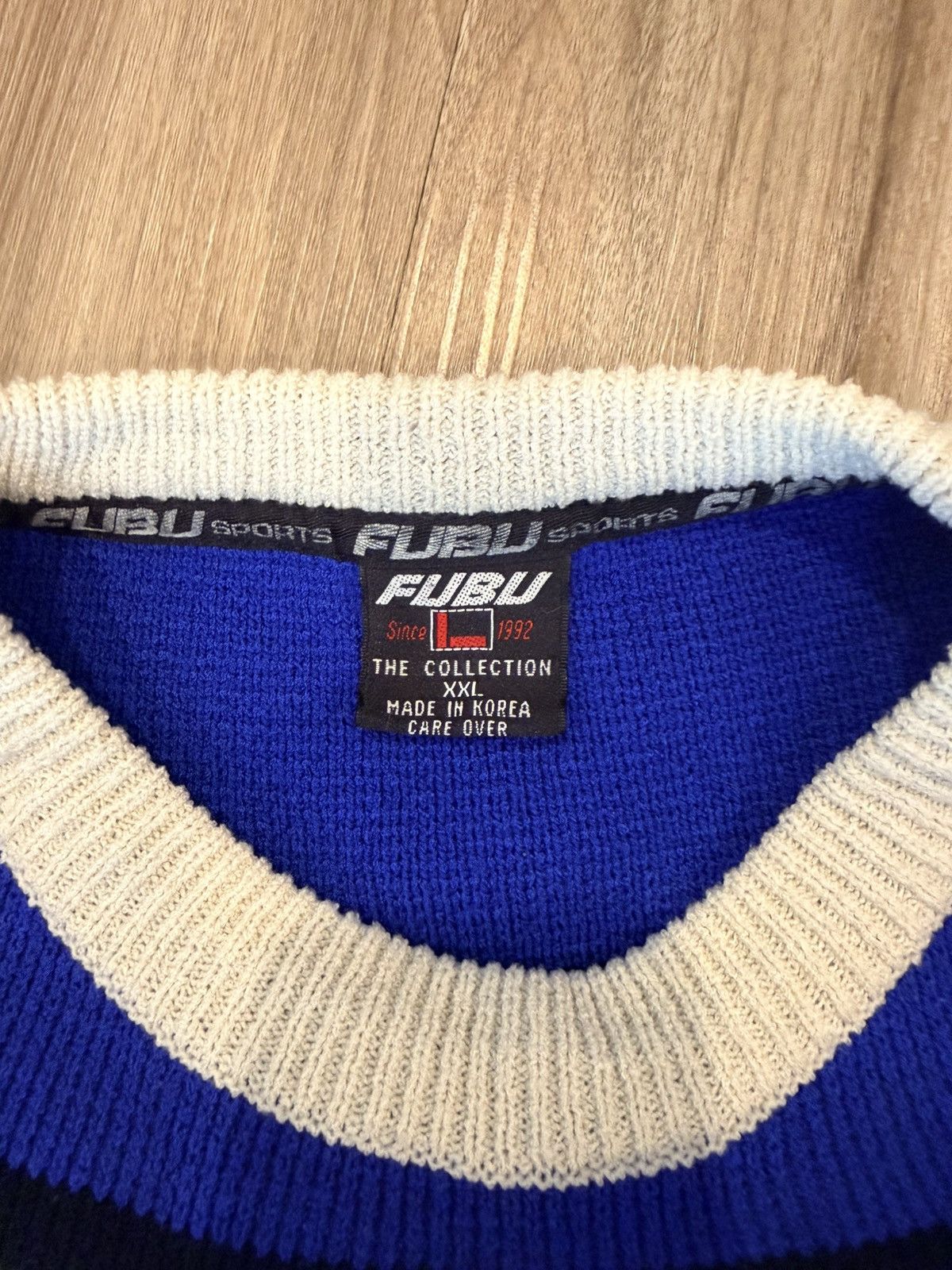 Fubu Vintage Fubu Sports Sweater Men's Heavy Long Sleeve Y2K Size US XXL / EU 58 / 5 - 4 Thumbnail