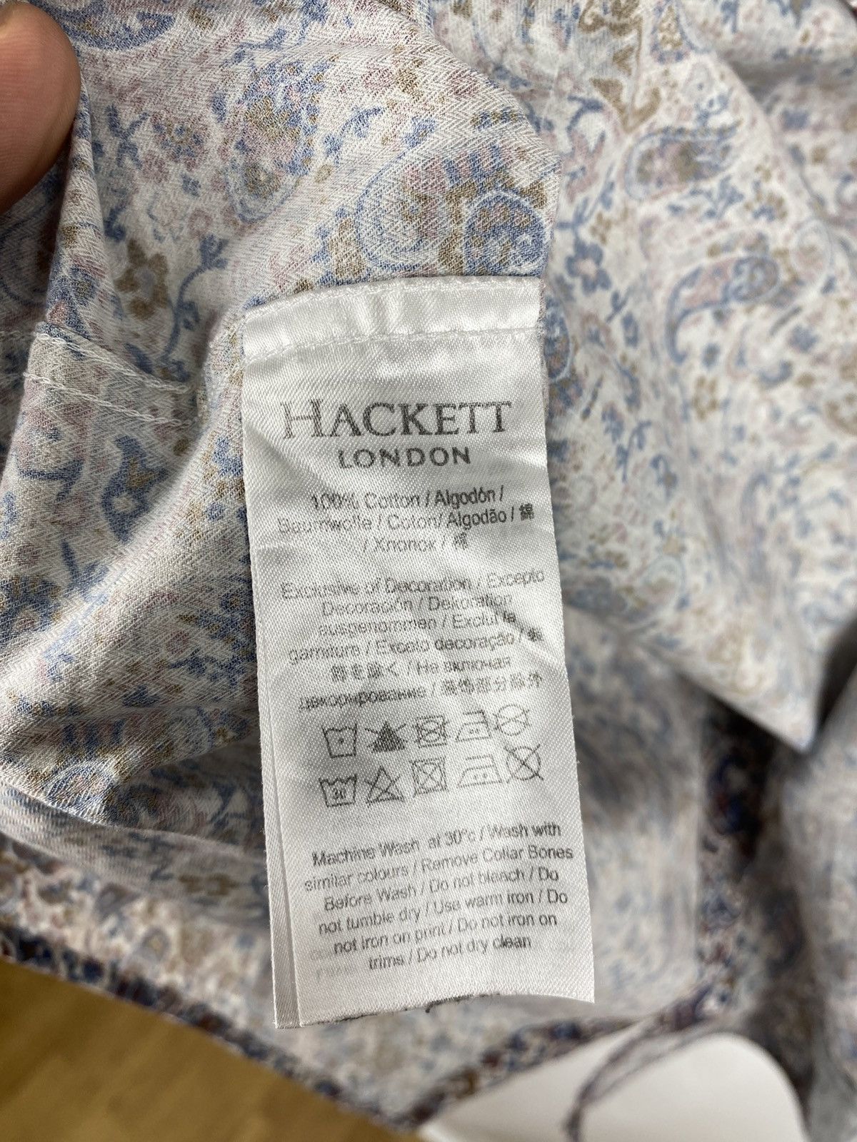 Hackett Hackett Paisley Printed Shirt Button Up size XL Size US XL / EU 56 / 4 - 8 Thumbnail