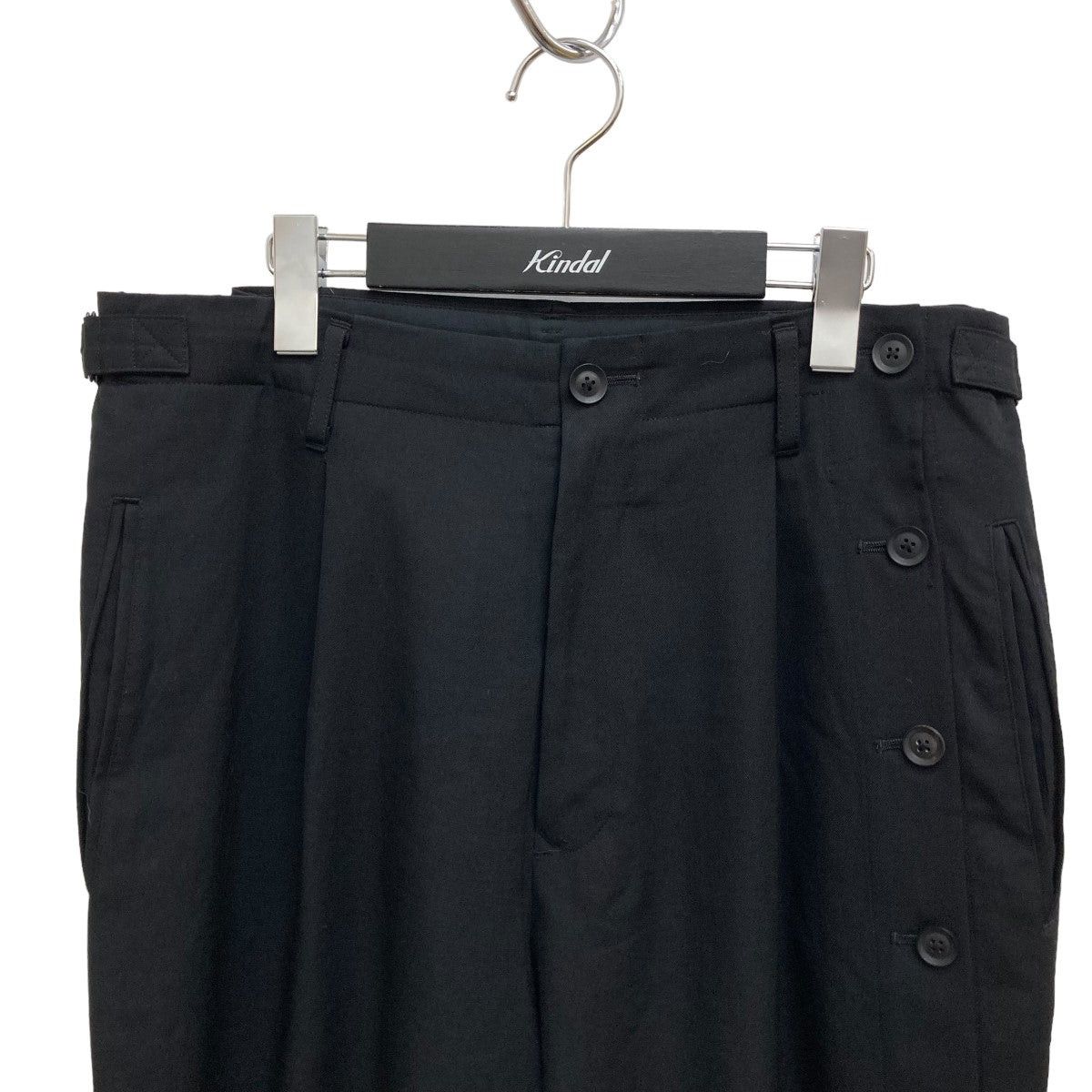 Yohji Yamamoto YYPH side button wool Pants HD-F59-100 Size US 32 / EU 48 - 3 Thumbnail