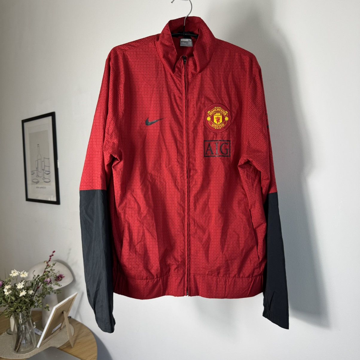 Nike Nike Manchester United windbreaker jacket from the 2008-2010 Size US M / EU 48-50 / 2 - 1 Thumbnail