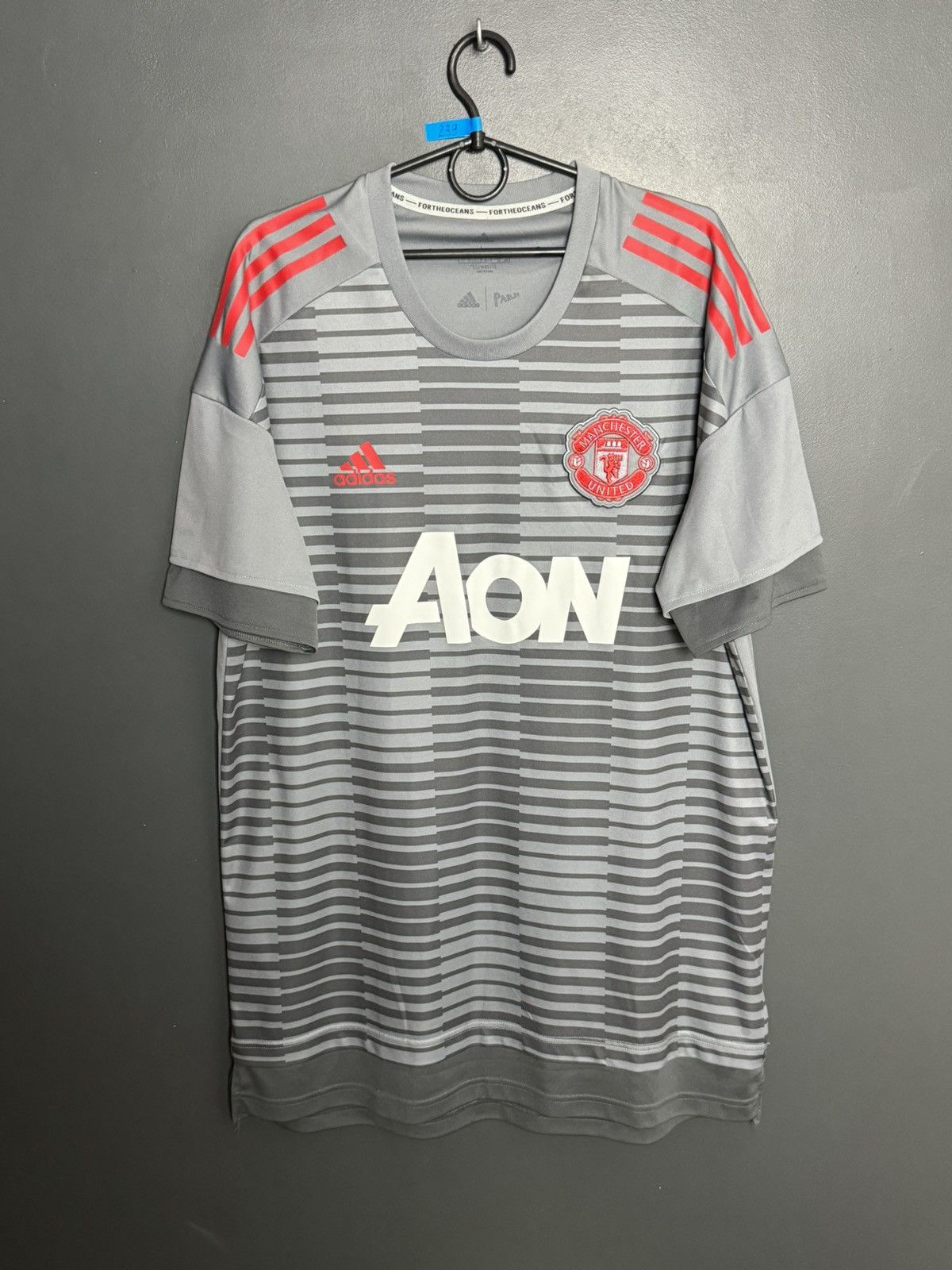 Adidas Manchester United Training Football Jersey T-Shirt Size US L / EU 52-54 / 3 - 1 Thumbnail