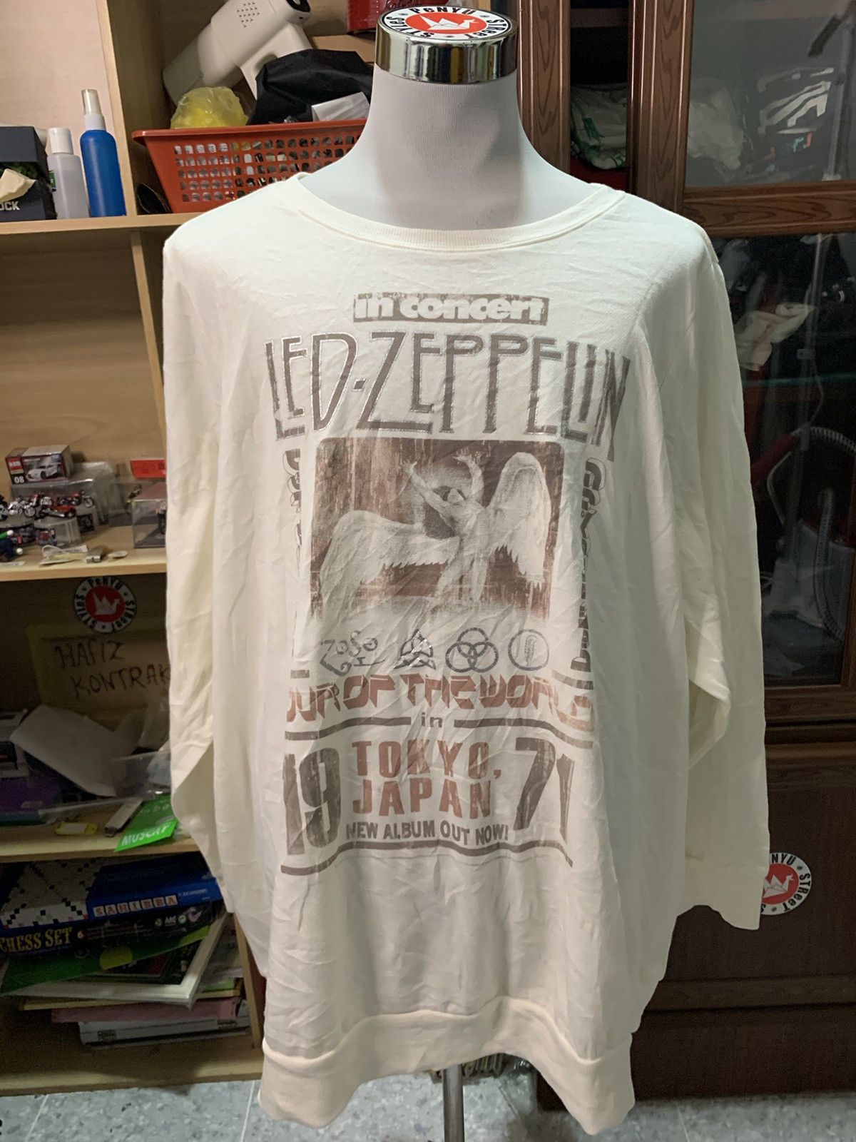 Band Tees × Led Zeppelin Led Zeppelin Sweatshirt Big Size Size US XXL / EU 58 / 5 - 1 Thumbnail